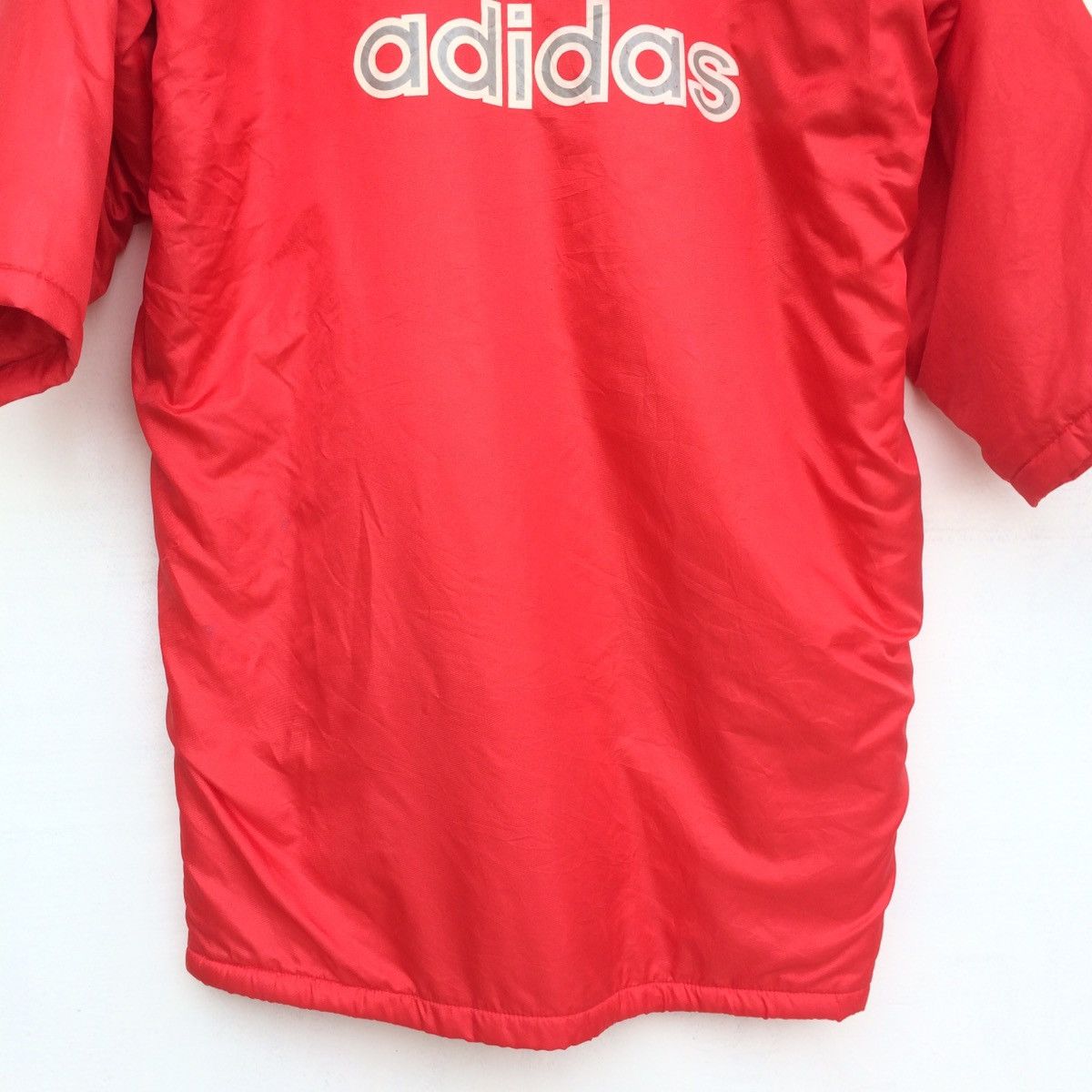 Adidas × Vintage Vintage Adidas Big Logo baggy hiphop sherpa linen Size US XL / EU 56 / 4 - 10 Thumbnail