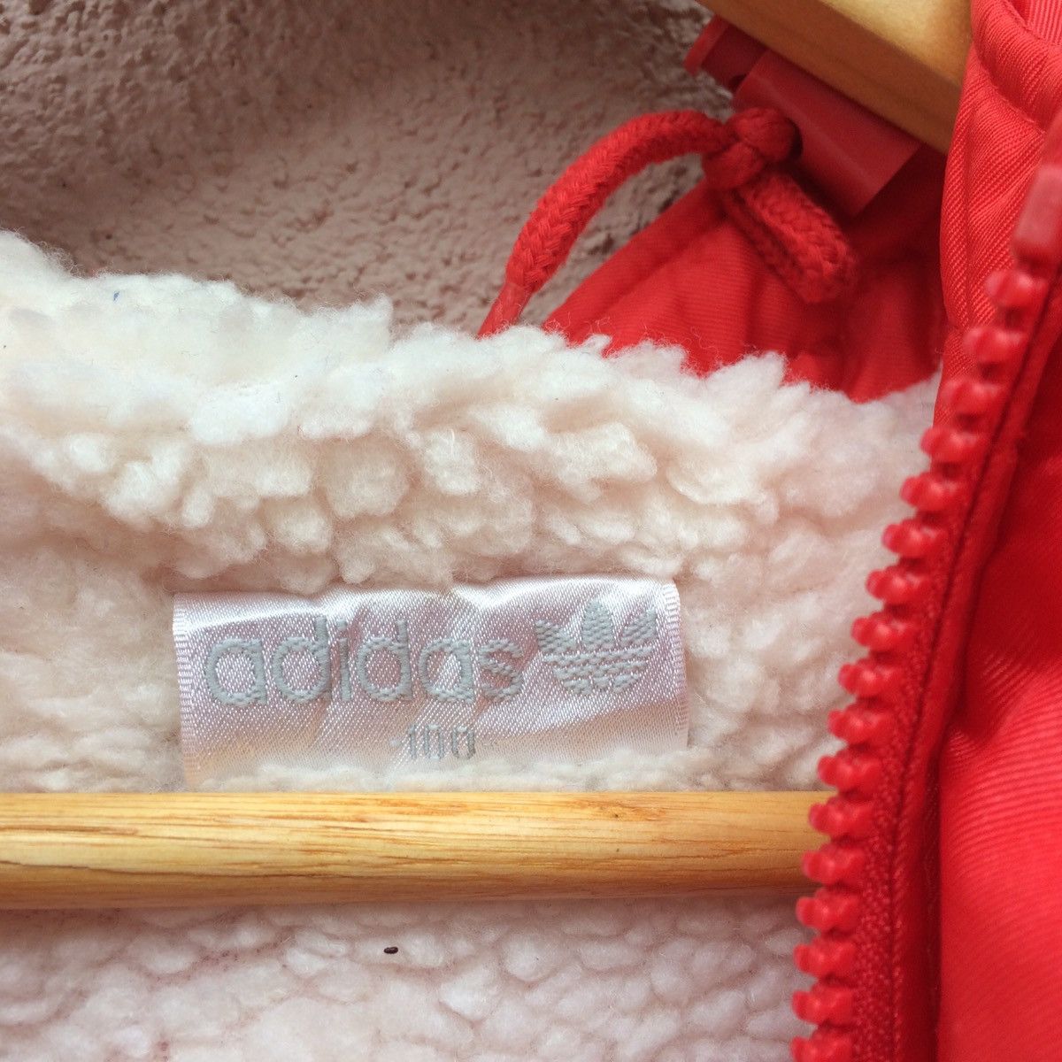Adidas × Vintage Vintage Adidas Big Logo baggy hiphop sherpa linen Size US XL / EU 56 / 4 - 4 Thumbnail