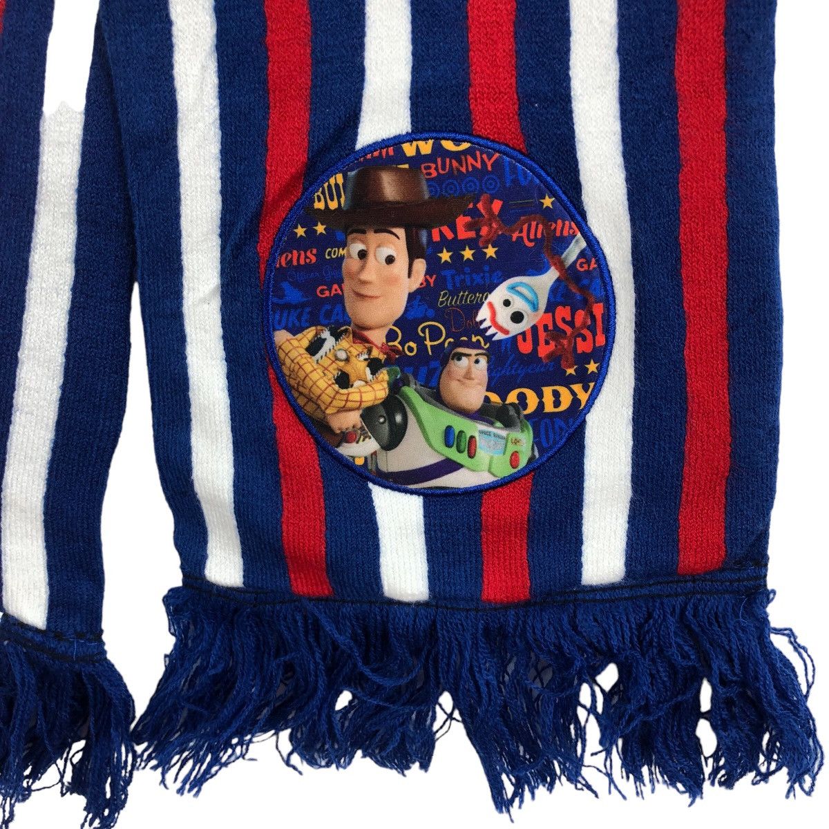 Disney Disney TOY STORY Scarves Muffler Stripes Big Logo Disney Size ONE SIZE - 4 Thumbnail