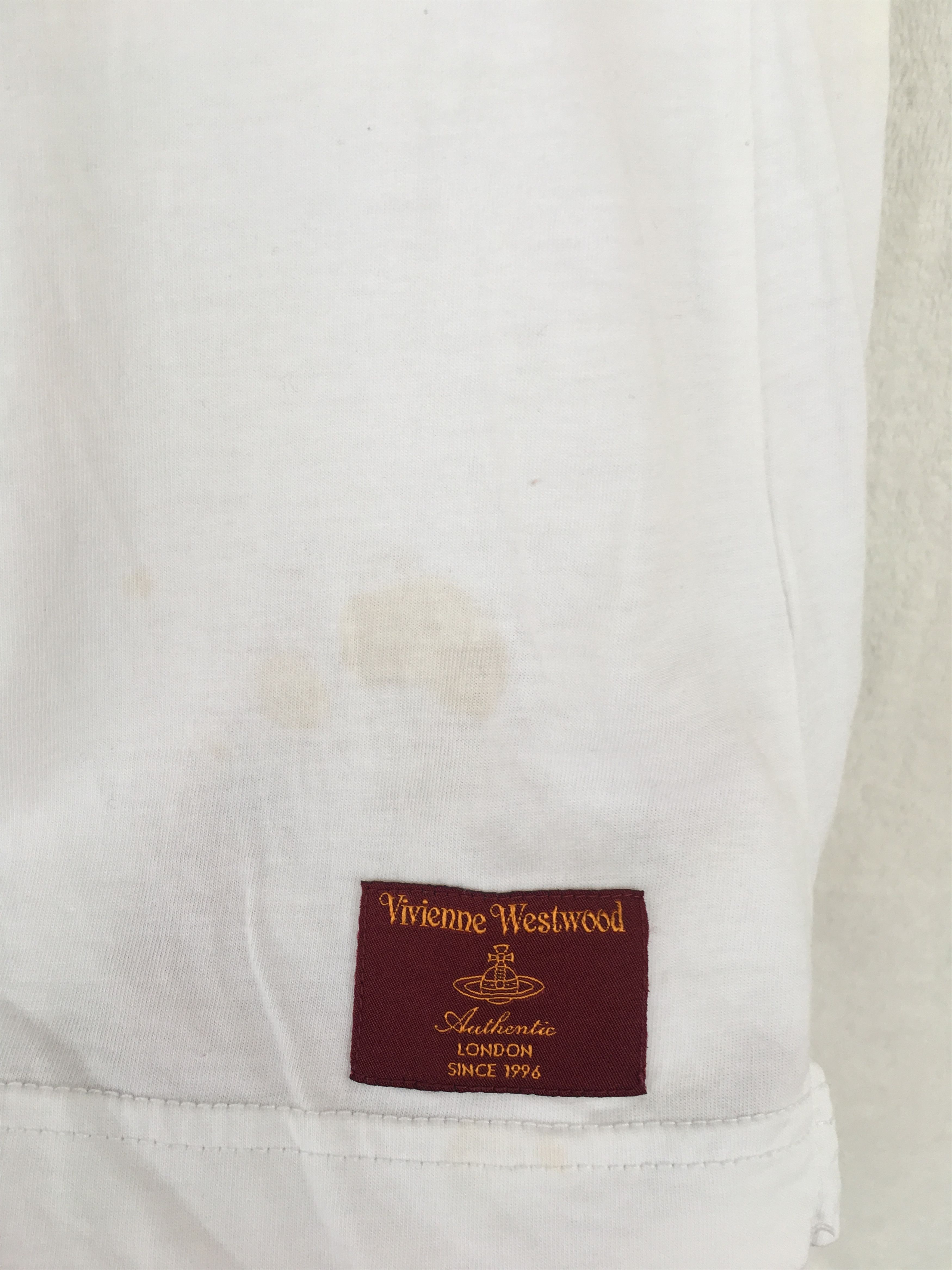 Vivienne Westwood white tee Size US M / EU 48-50 / 2 - 7 Thumbnail