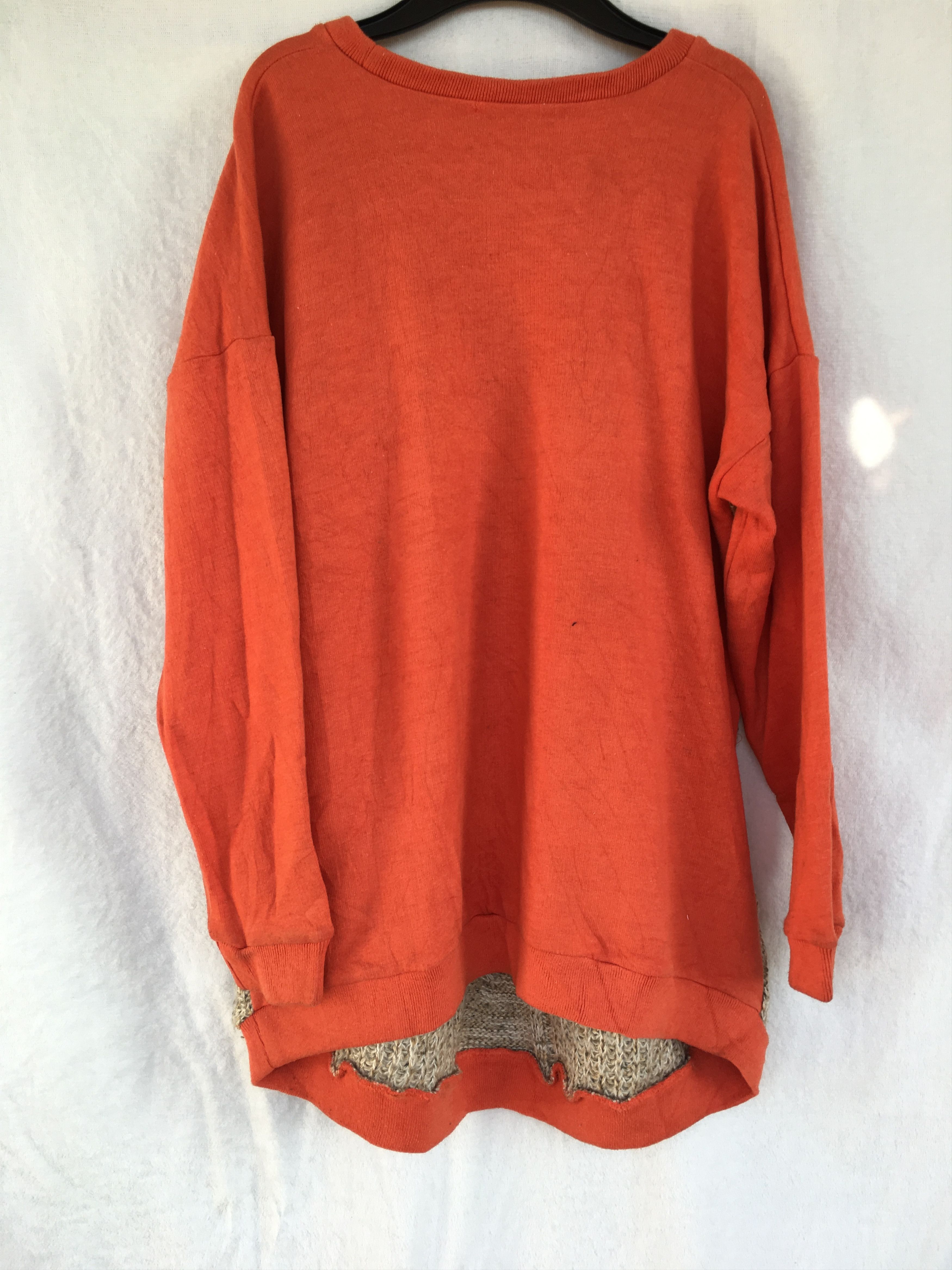Issey Miyake ne-net orange sweater Size US L / EU 52-54 / 3 - 7 Thumbnail