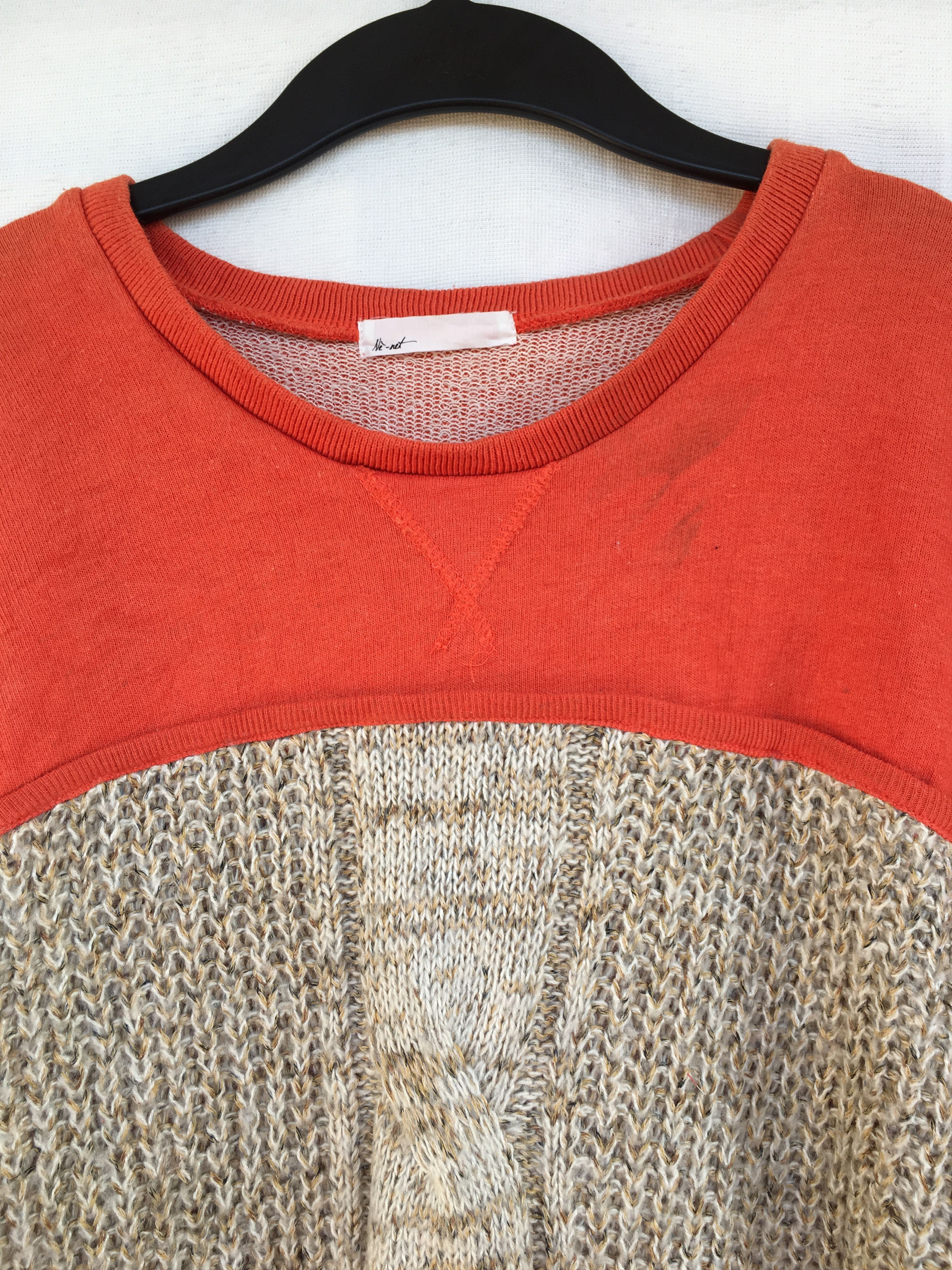 Issey Miyake ne-net orange sweater Size US L / EU 52-54 / 3 - 2 Thumbnail