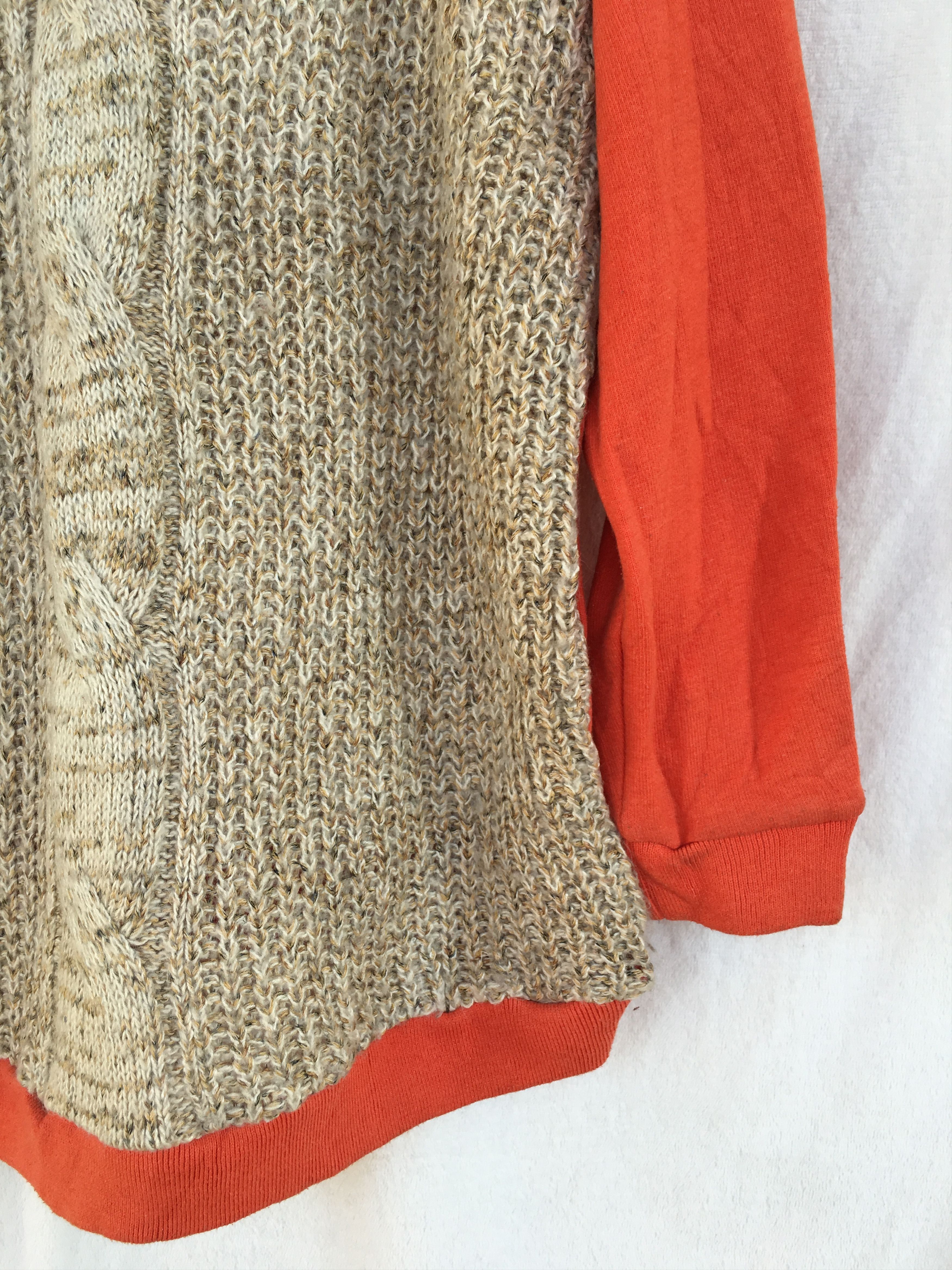 Issey Miyake ne-net orange sweater Size US L / EU 52-54 / 3 - 4 Thumbnail