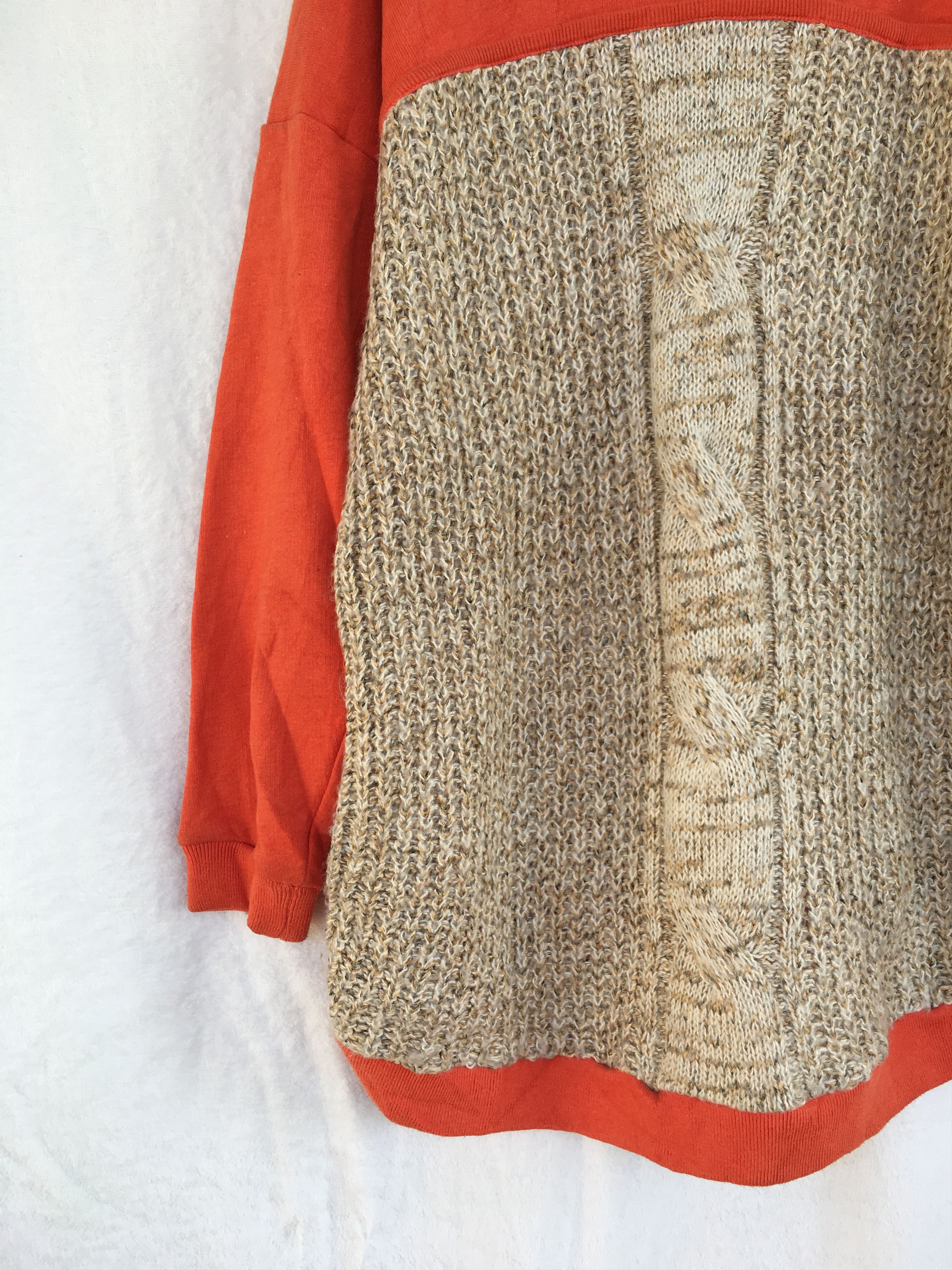 Issey Miyake ne-net orange sweater Size US L / EU 52-54 / 3 - 6 Thumbnail