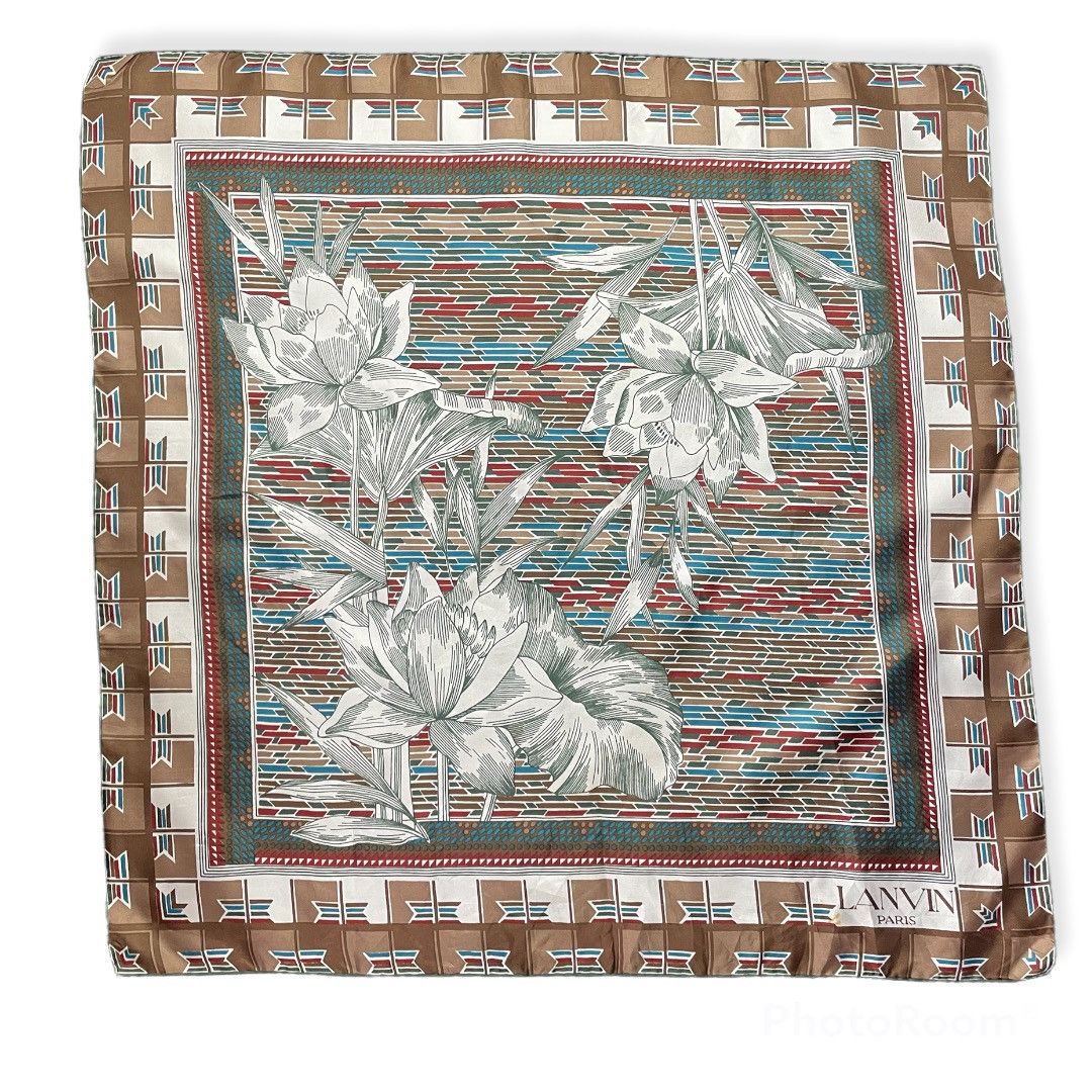 Lanvin × Other × Vintage Lanvin Silk Scarf Size ONE SIZE - 2 Thumbnail