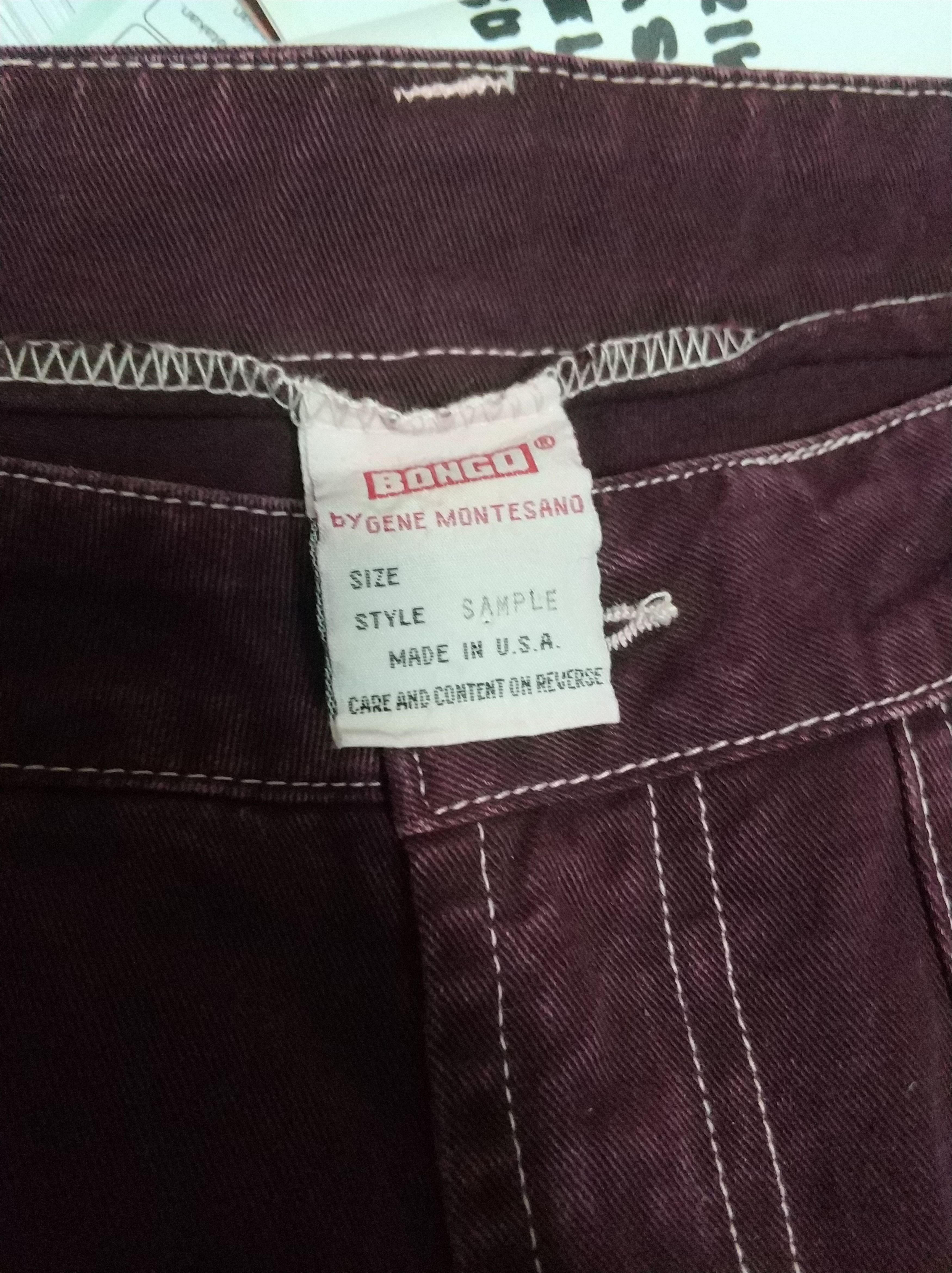 Vintage 🔥Rare Vintage Bongo Boots Cut Baker Pants Size US 29 - 7 Thumbnail