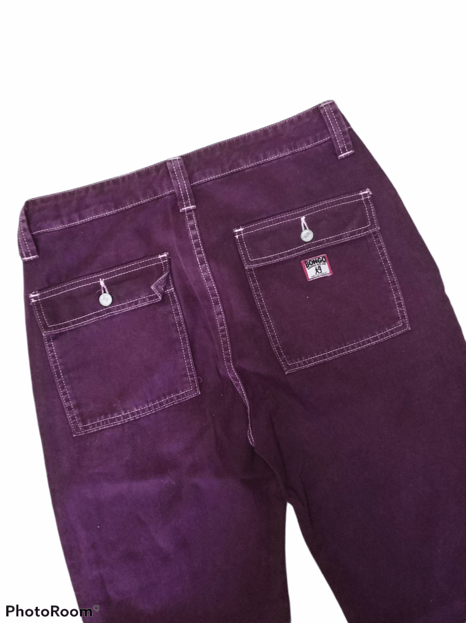Vintage 🔥Rare Vintage Bongo Boots Cut Baker Pants Size US 29 - 4 Thumbnail