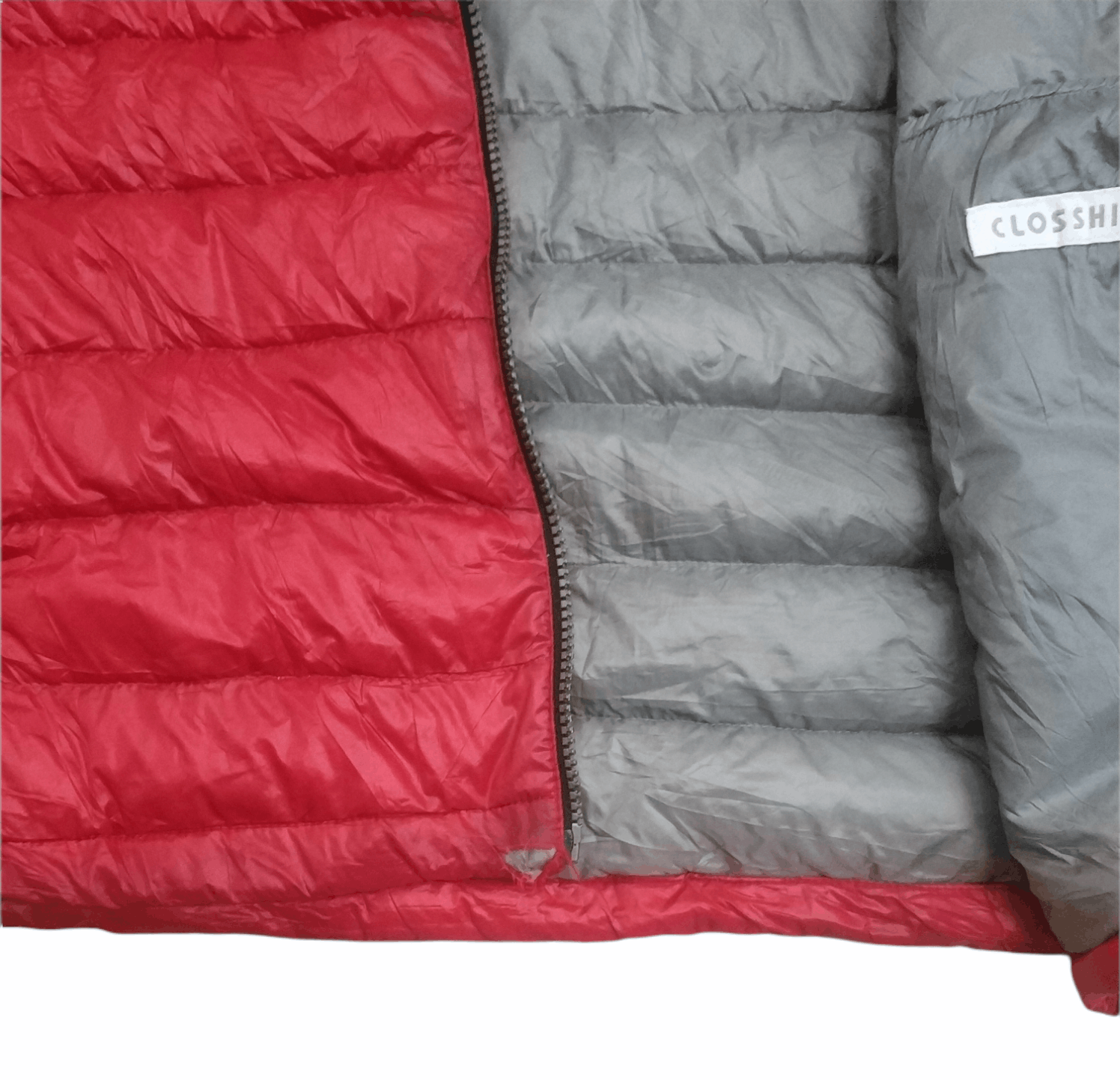 Other 🔥Closshi Red Zipper Puffer Jacket Size US M / EU 48-50 / 2 - 5 Thumbnail