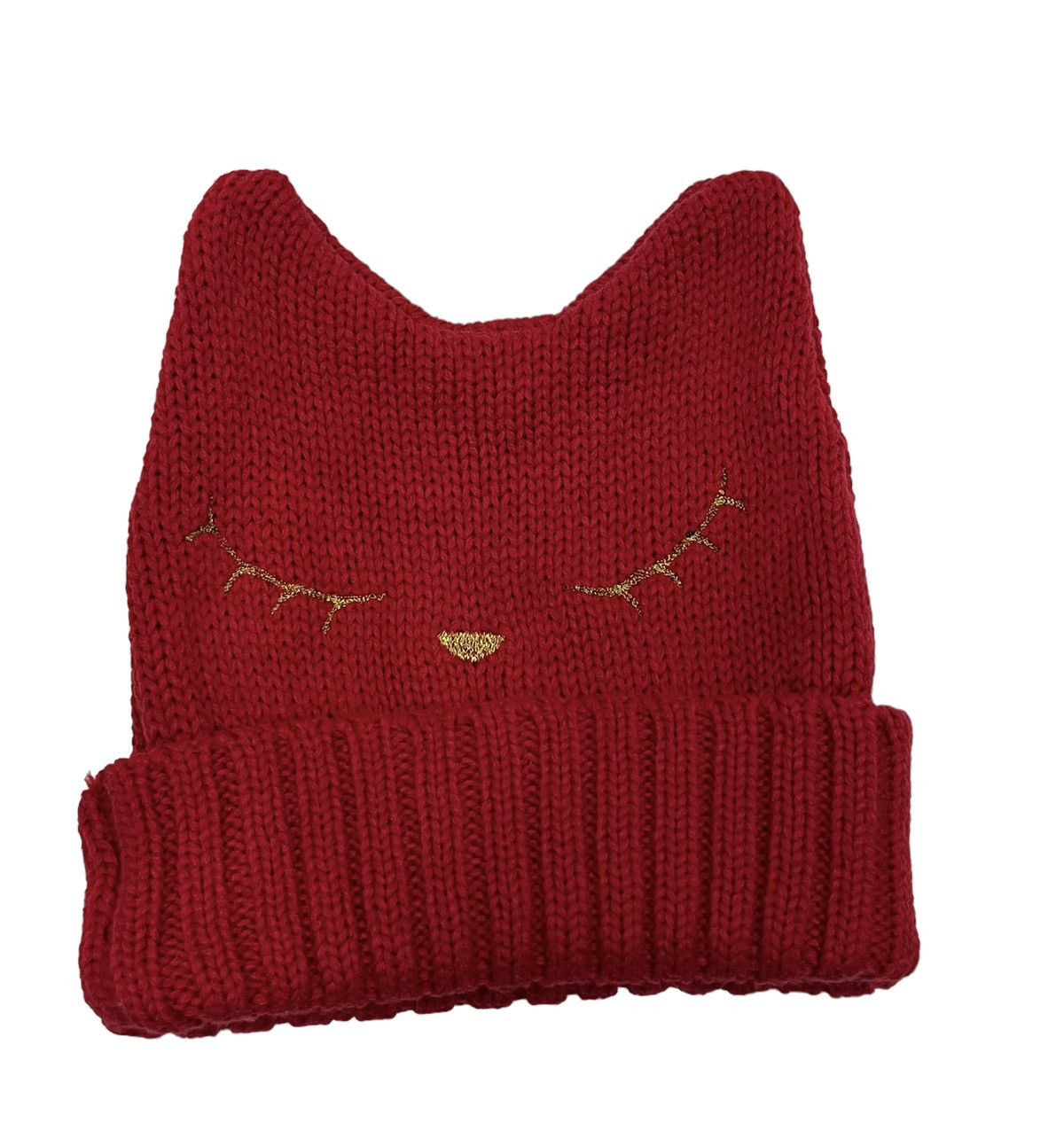 Designer Horn Bunny Ears Acrylic Beanie Tsumori Chisato Cats Style Size ONE SIZE - 2 Thumbnail
