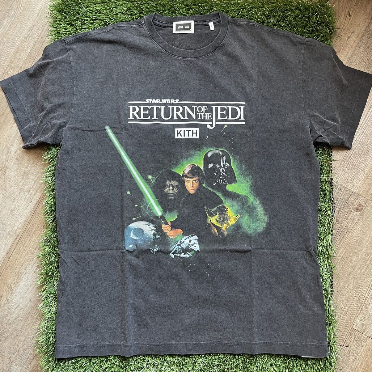 Kith Kith x Star Wars Luke Poster Vintage Tee Black Size M | Grailed