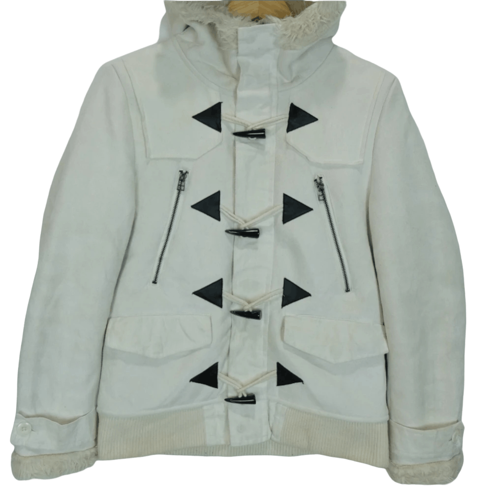 Japanese Brand THE MOD Punk Motorcycle Party Disco Jacket With Hoodies Size M / US 6-8 / IT 42-44 - 2 Thumbnail