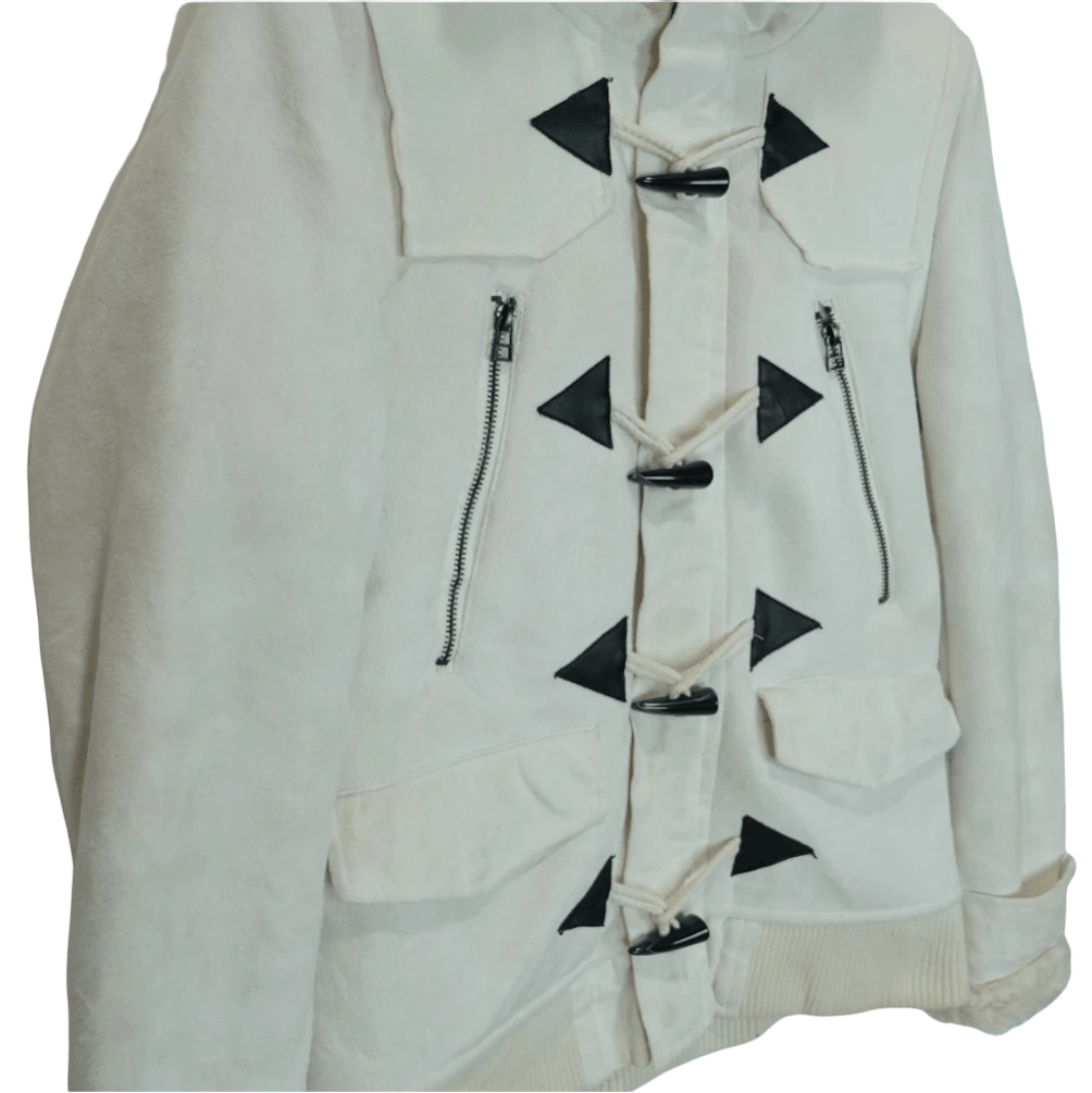 Japanese Brand THE MOD Punk Motorcycle Party Disco Jacket With Hoodies Size M / US 6-8 / IT 42-44 - 5 Thumbnail