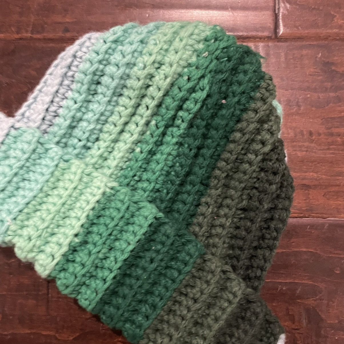 Supreme SUPREME GRADIENT CROCHET BEANIE (GREEN) | Grailed