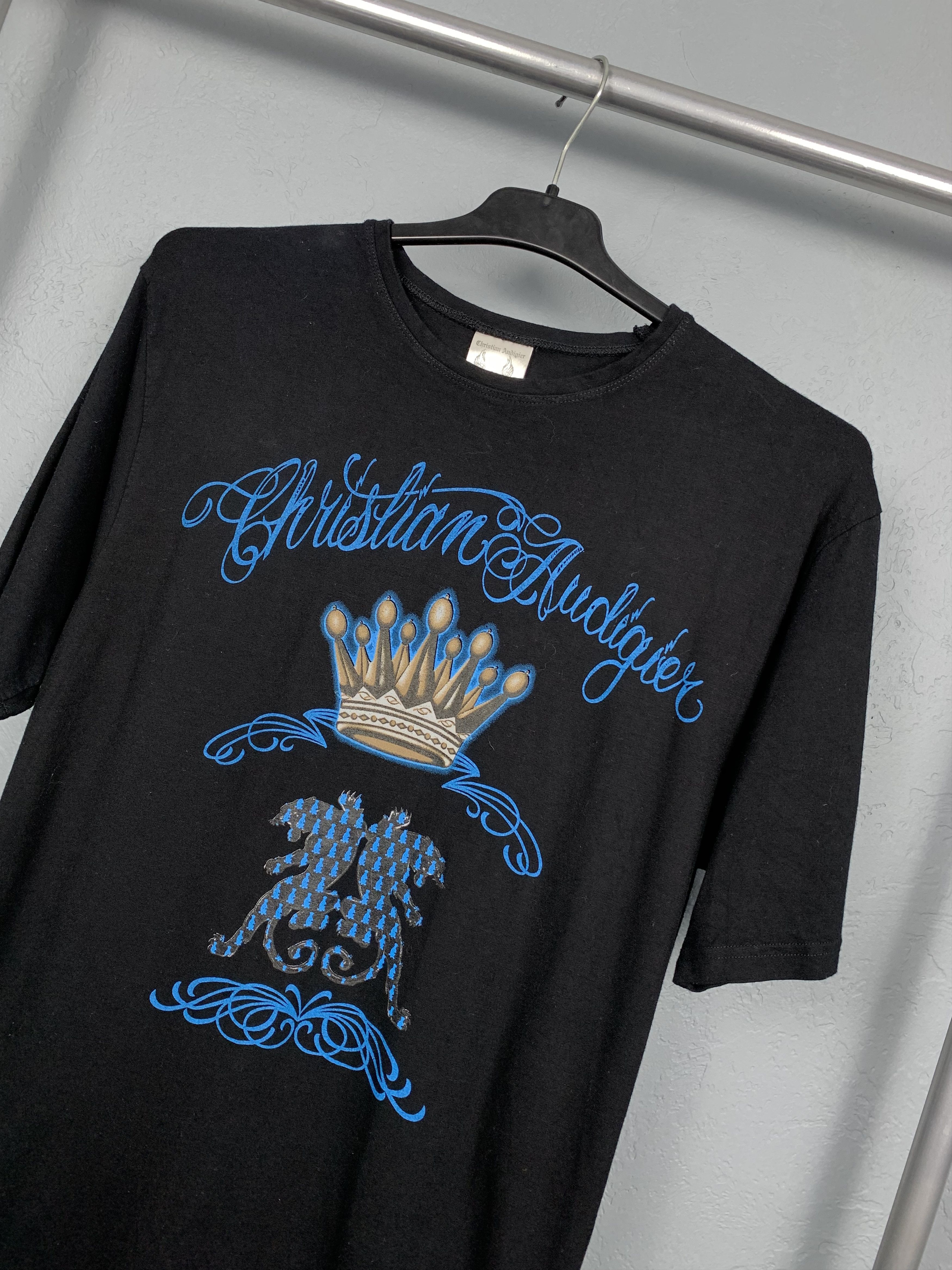 Christian Audigier × Ed Hardy × Vintage Christian Audigier Mens T-Shirt Tee Ed Hardy Size US XL / EU 56 / 4 - 2 Thumbnail