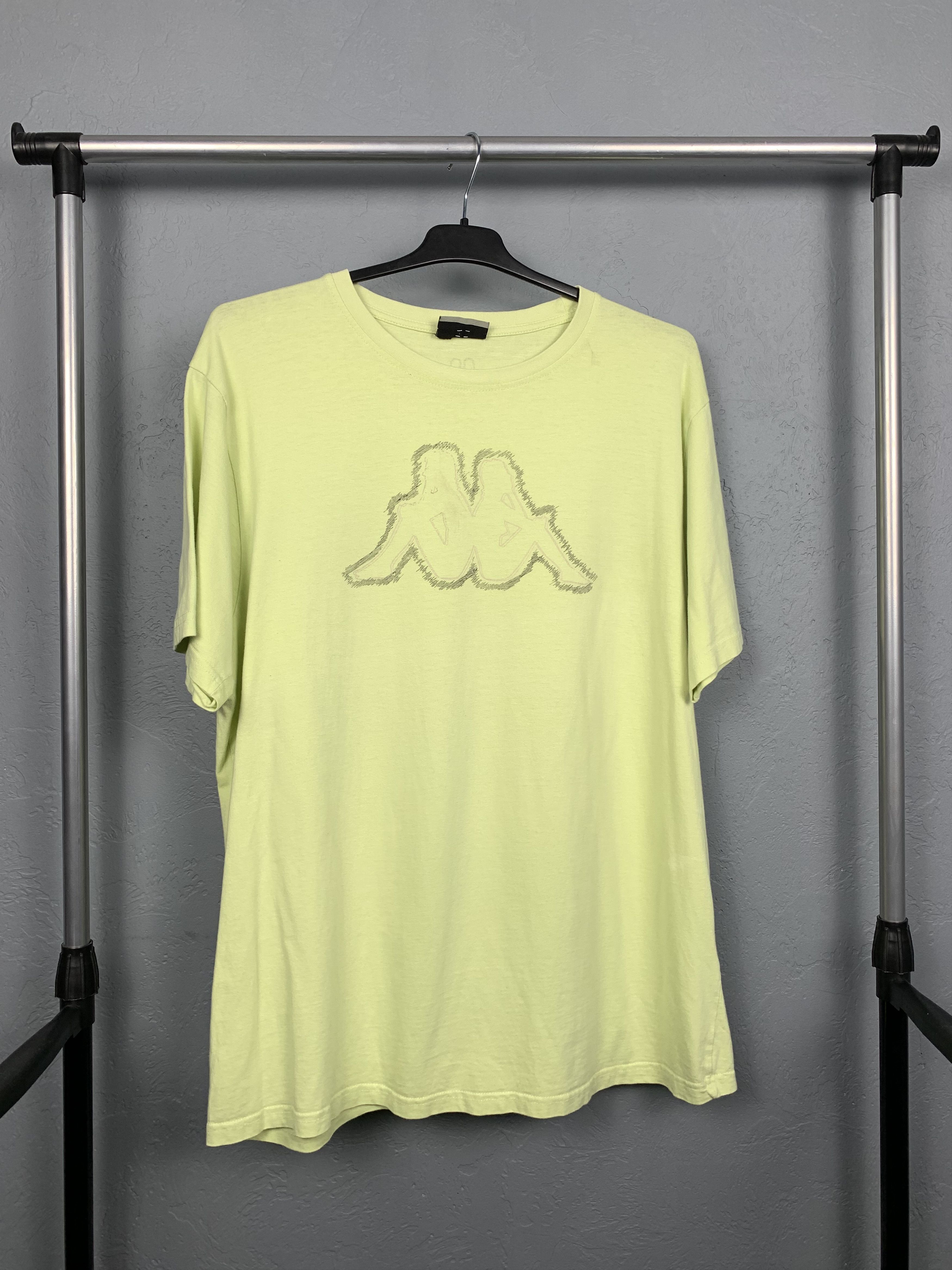 Kappa × Vintage 90s Vintage Kappa Mens T-Shirt Tee Size US XL / EU 56 / 4 - 1 Thumbnail