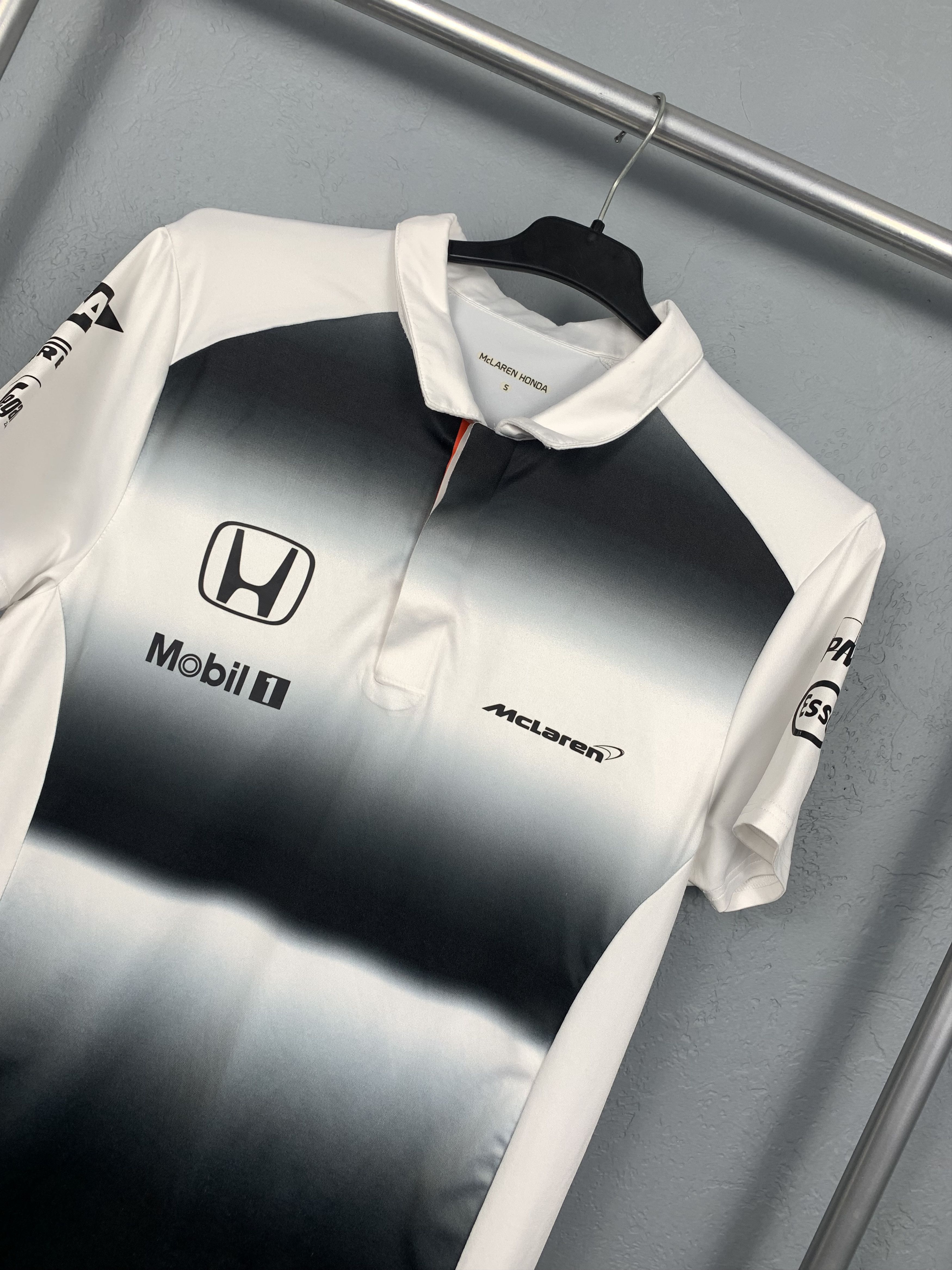 Honda × Mercedes-Benz McLaren Honda Racing Team Mens Polo Shirt Size US S / EU 44-46 / 1 - 2 Thumbnail