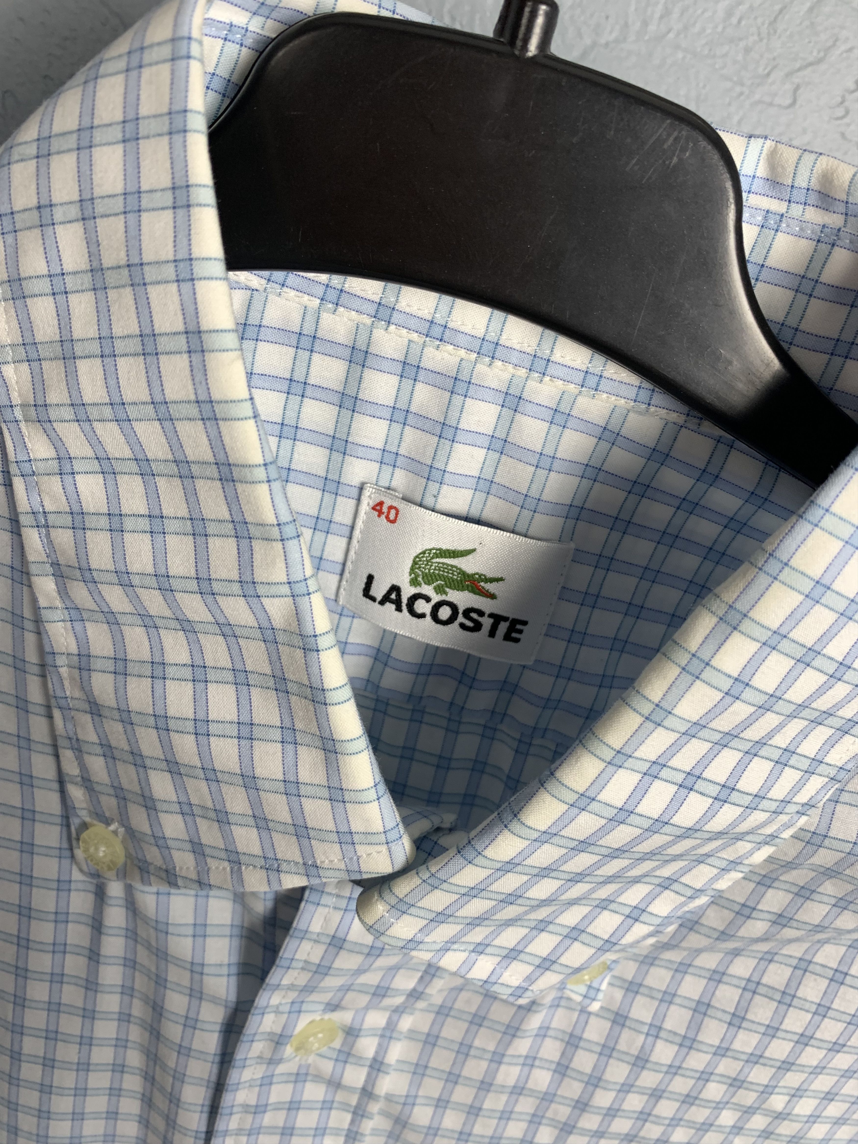 Lacoste Lacoste Mens Short Sleeve Shirt Size US L / EU 52-54 / 3 - 3 Thumbnail