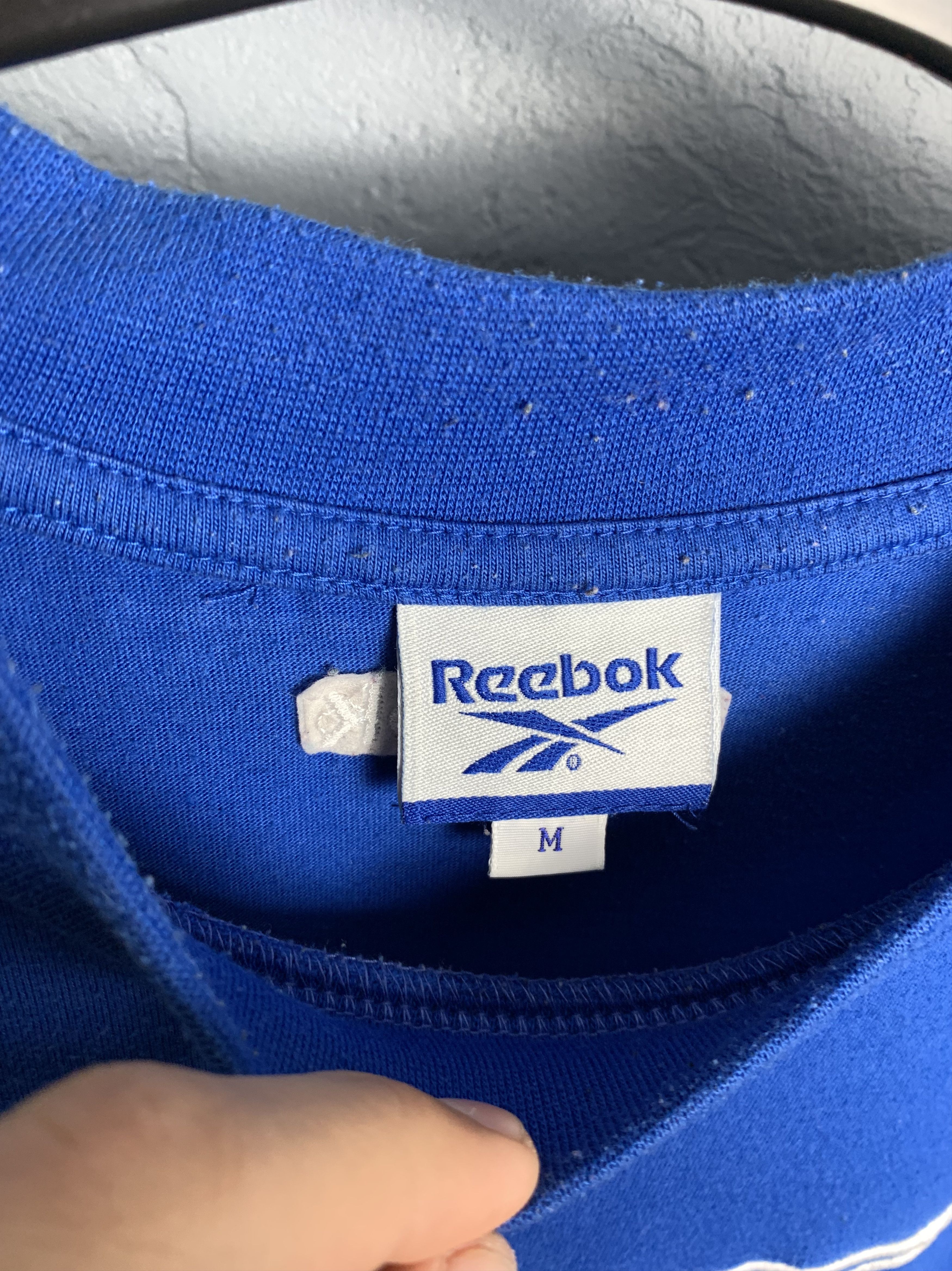 Reebok × Vintage 90's Vintage Reebok Men's T-Shirt Tee Size US M / EU 48-50 / 2 - 3 Thumbnail