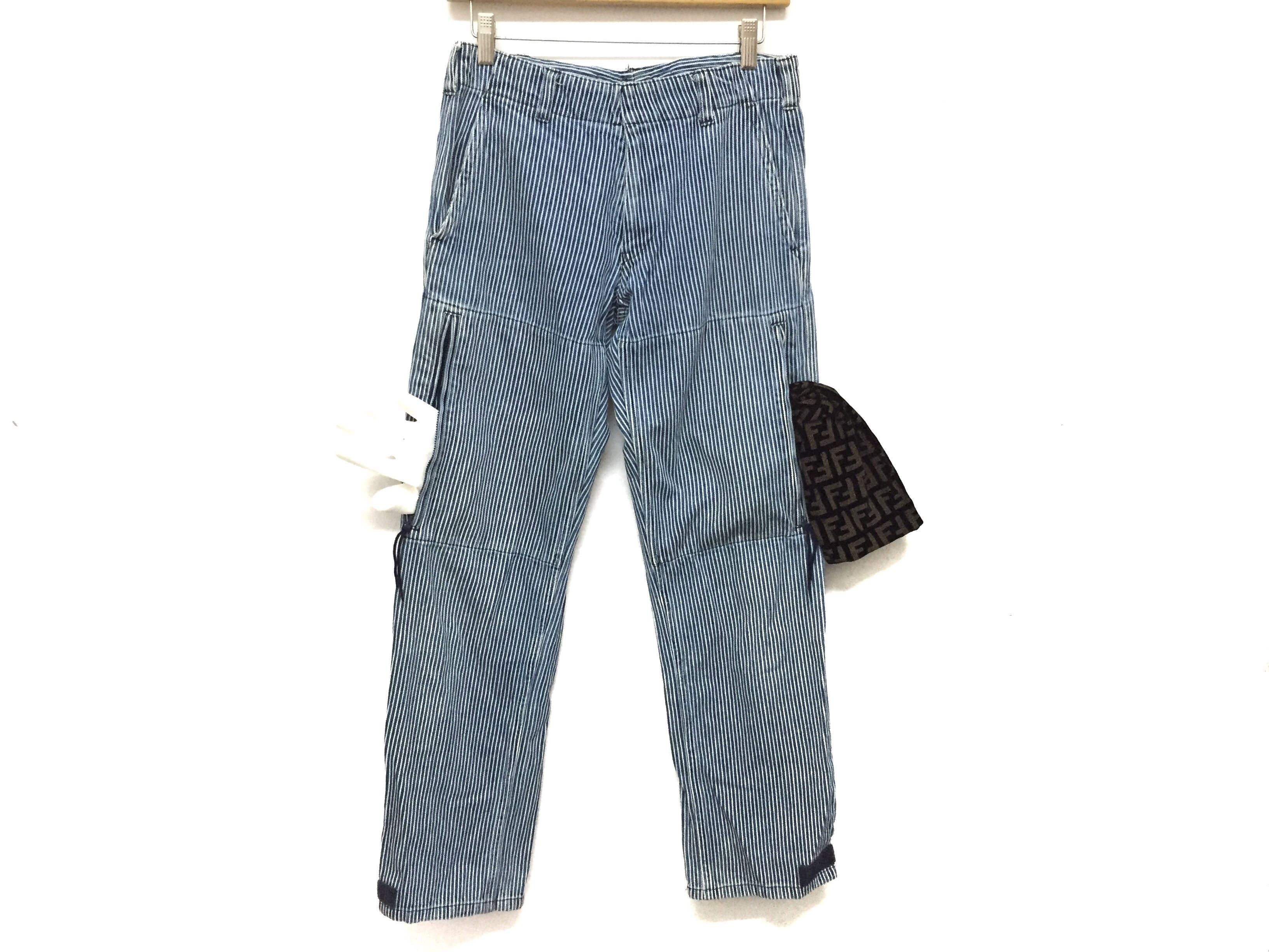 Head Porter 90's HEAD PORTER Hickory Cargos Multipocket denim Size US 29 - 6 Thumbnail