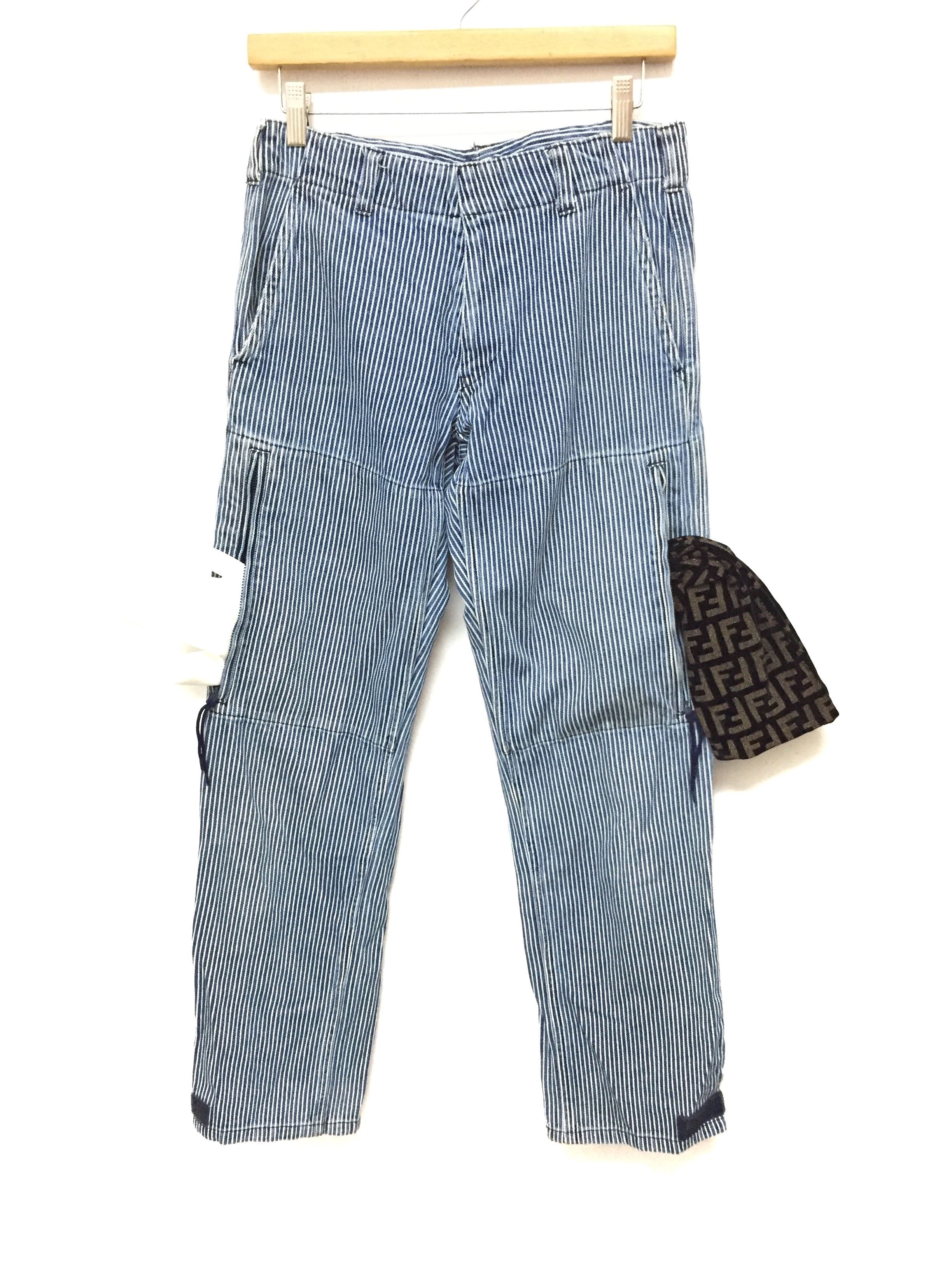 Head Porter 90's HEAD PORTER Hickory Cargos Multipocket denim Size US 29 - 5 Thumbnail