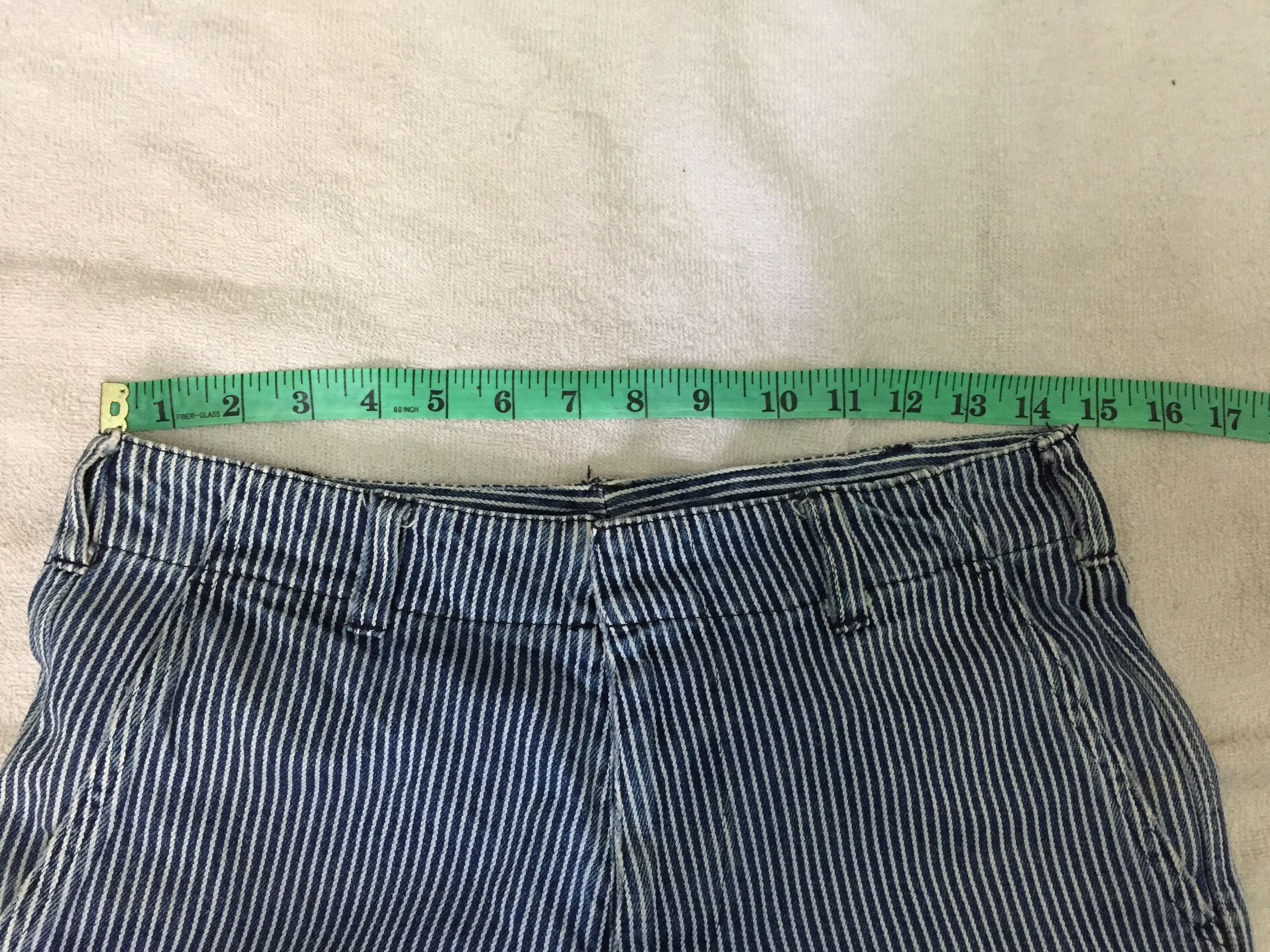 Head Porter 90's HEAD PORTER Hickory Cargos Multipocket denim Size US 29 - 14 Thumbnail