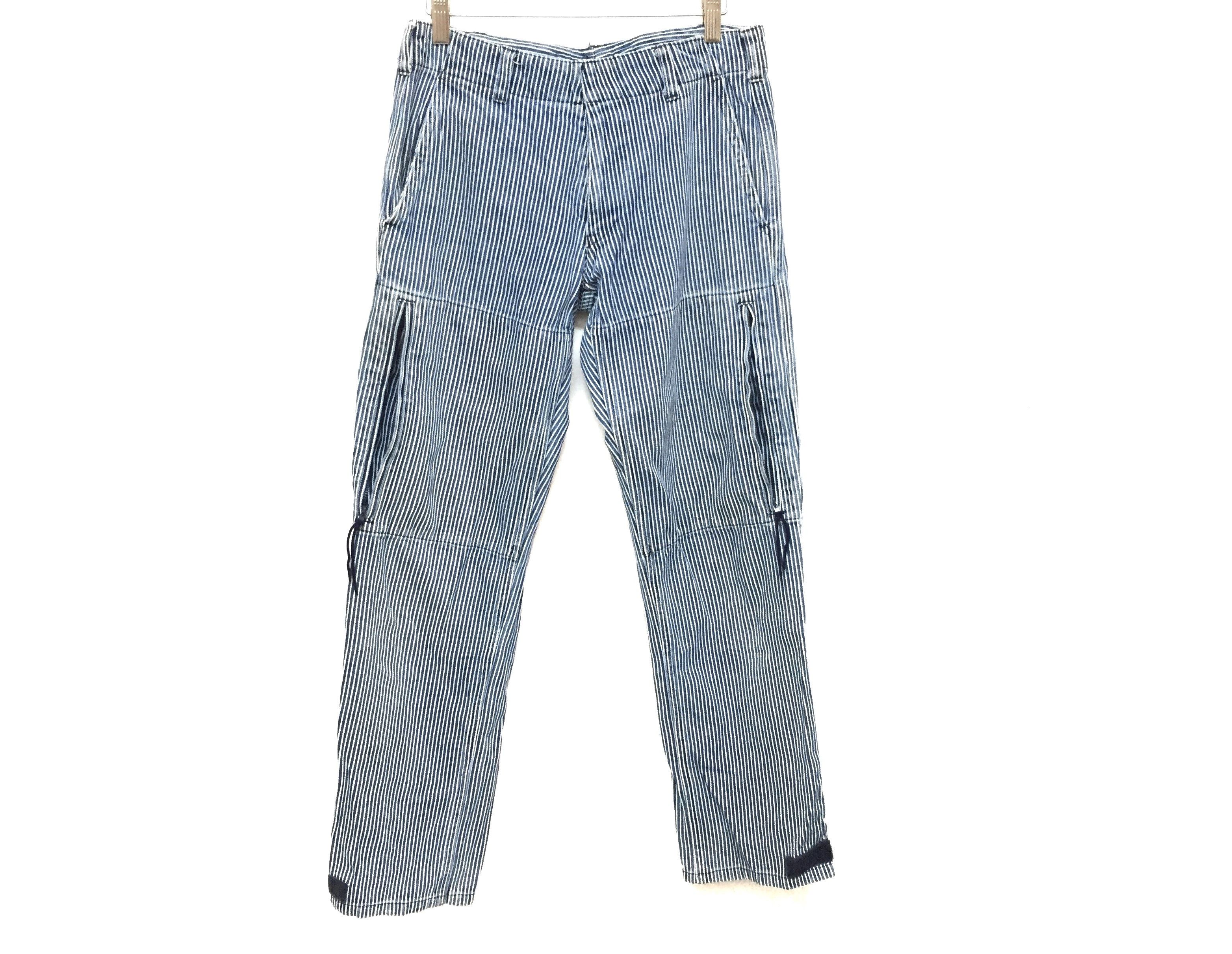 Head Porter 90's HEAD PORTER Hickory Cargos Multipocket denim Size US 29 - 7 Thumbnail
