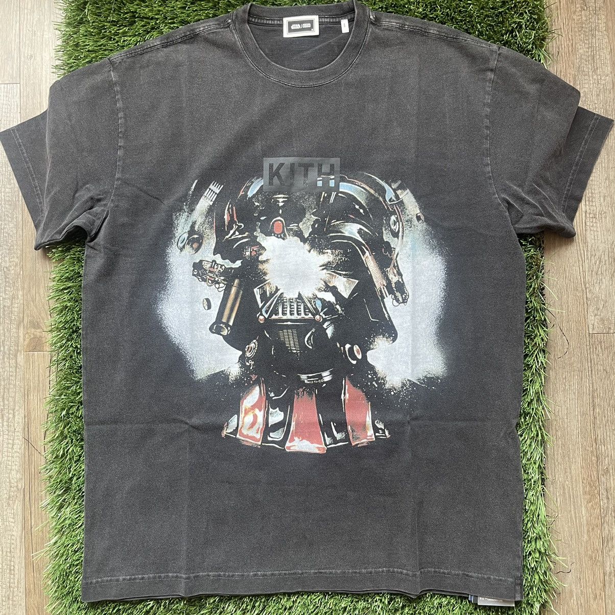 Kith Kith x Star Wars Exploding Darth Vader Vintage Tee Black M ...