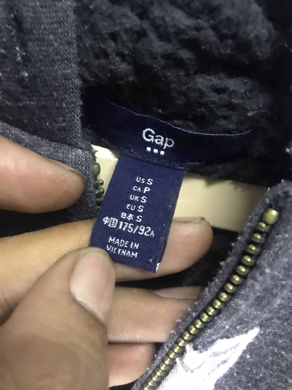 Gap × Vintage Vintage gap hoodie zipper spellout Size US S / EU 44-46 / 1 - 4 Thumbnail