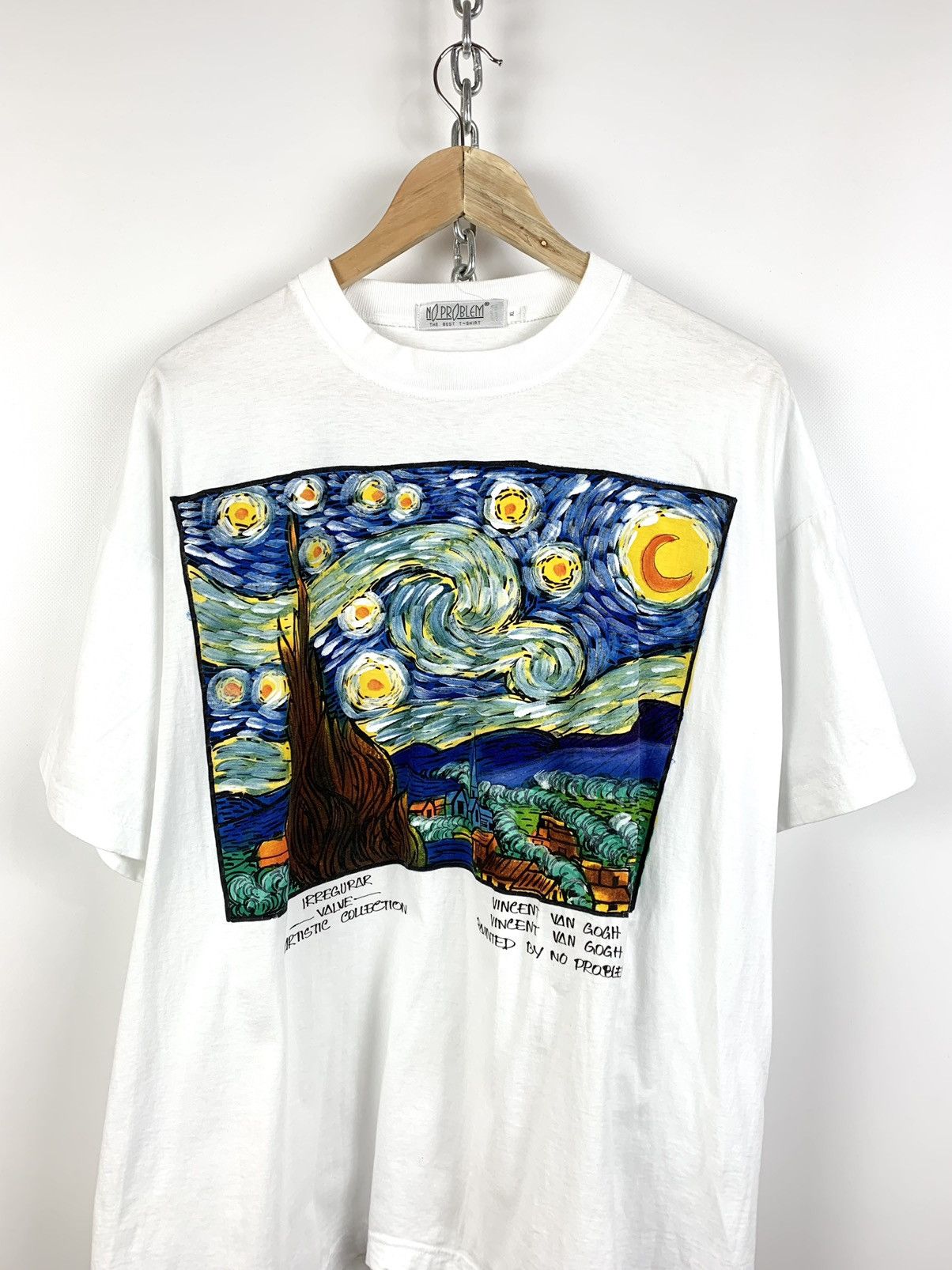 Vintage Vintage Vincent Van Gogh Starry Night Artistic Collection Size US XL / EU 56 / 4 - 2 Thumbnail