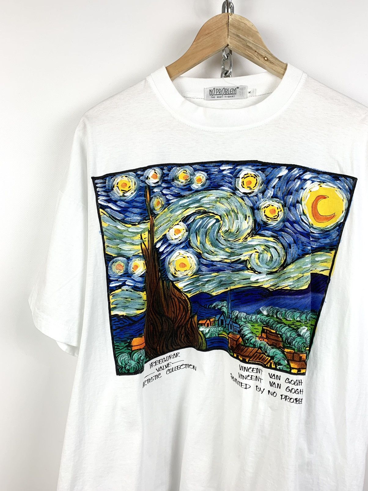 Vintage Vintage Vincent Van Gogh Starry Night Artistic Collection Size US XL / EU 56 / 4 - 4 Thumbnail