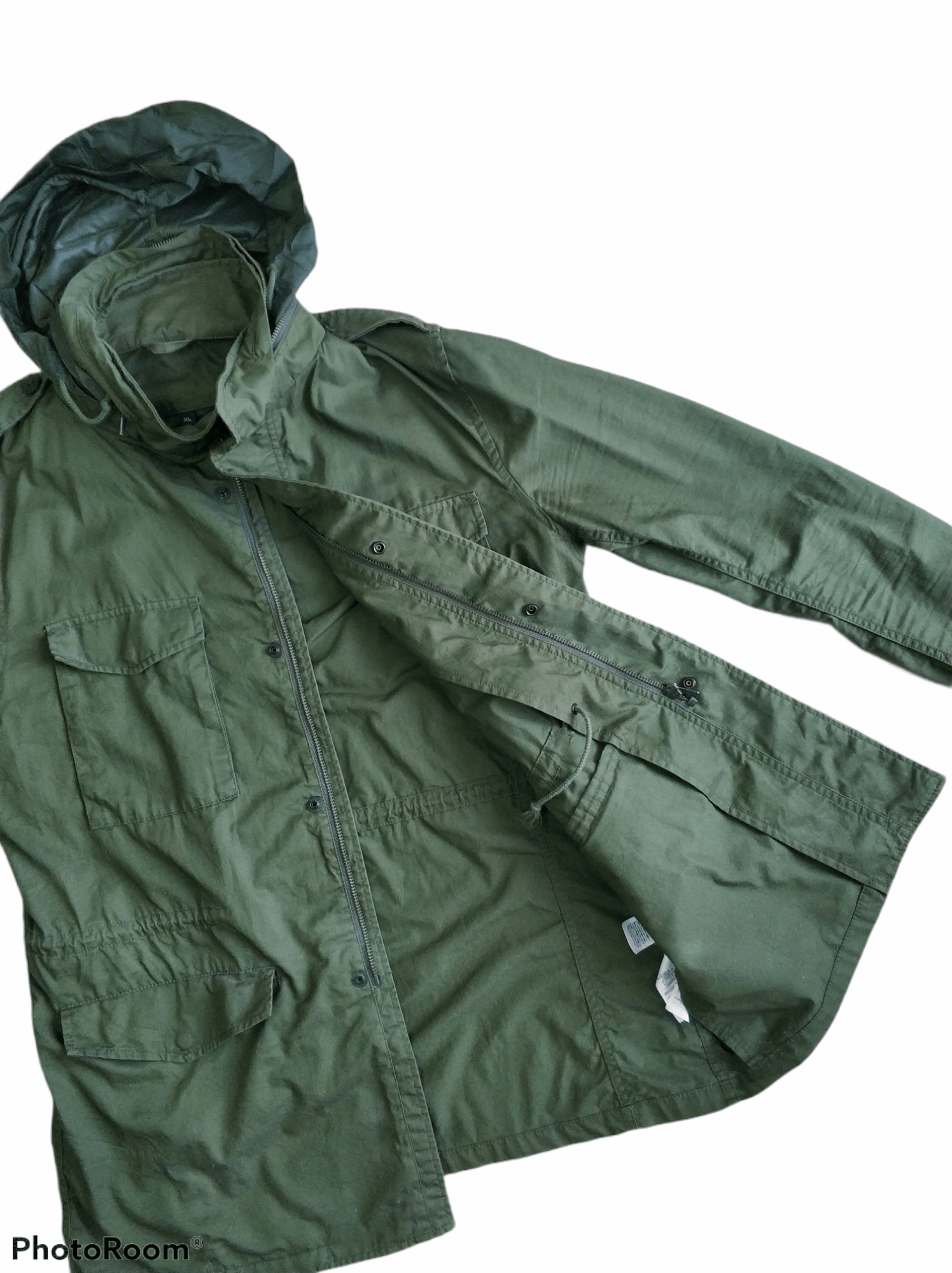 Japanese Brand 🔥Muji Army Green Rare Hoodie Parkas Size US S / EU 44-46 / 1 - 7 Thumbnail