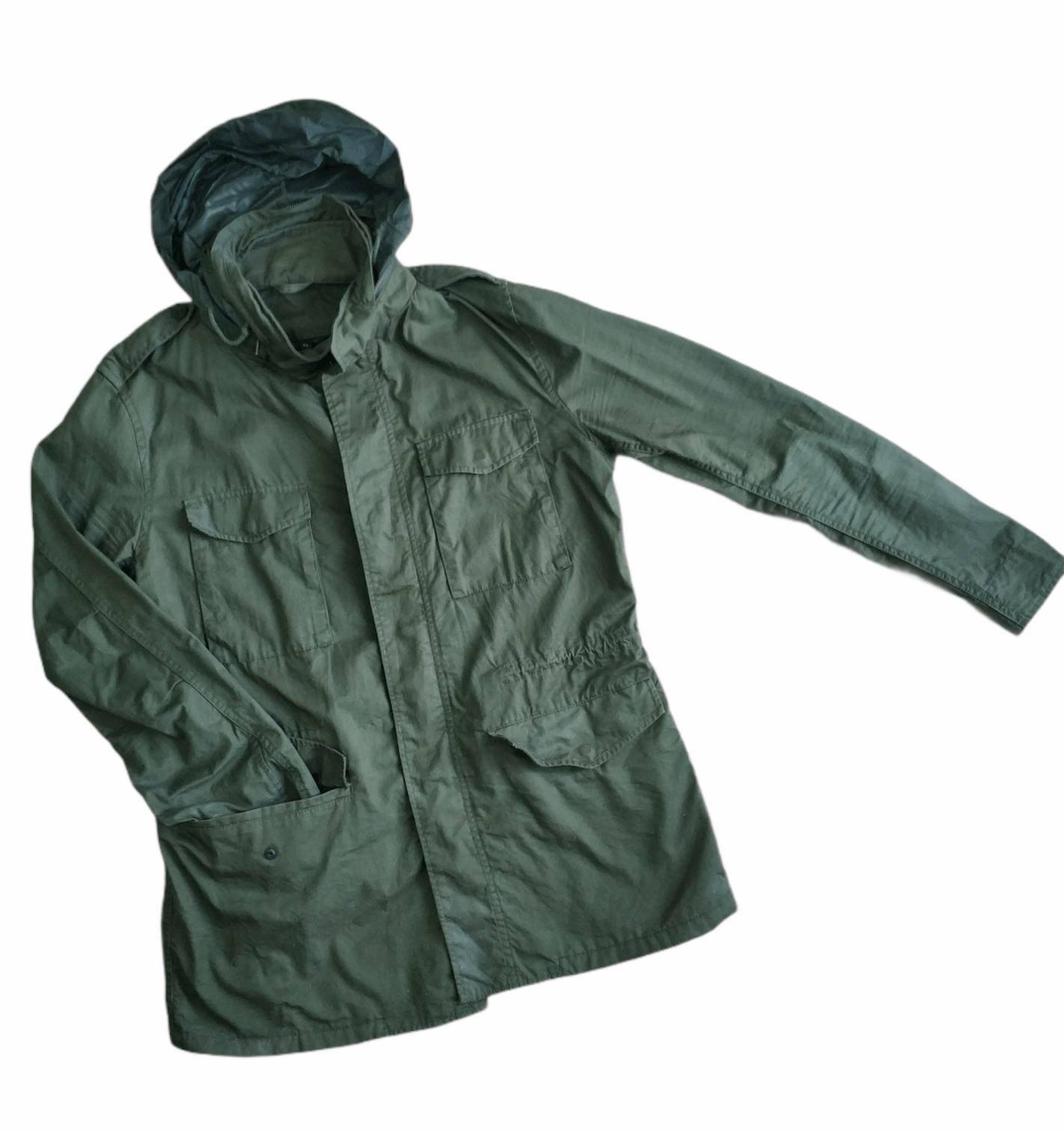 Japanese Brand 🔥Muji Army Green Rare Hoodie Parkas Size US S / EU 44-46 / 1 - 1 Thumbnail