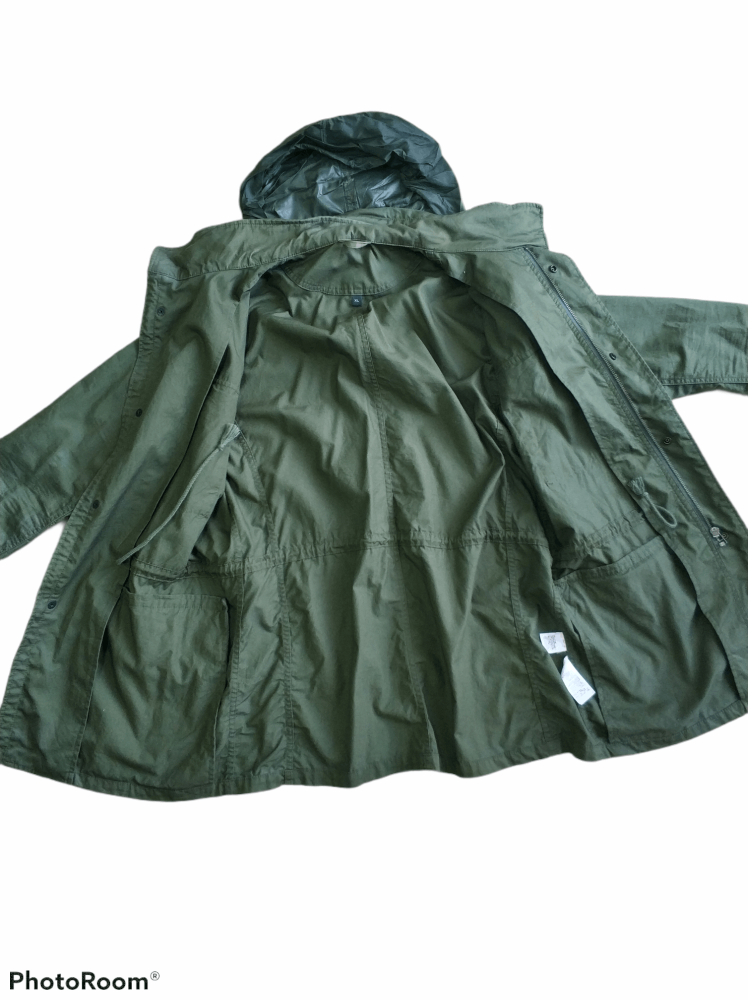 Japanese Brand 🔥Muji Army Green Rare Hoodie Parkas Size US S / EU 44-46 / 1 - 4 Thumbnail