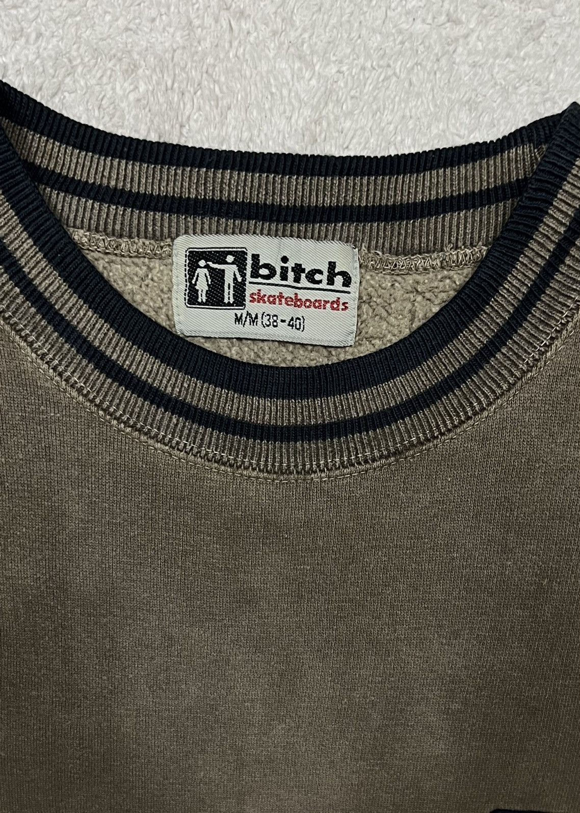 Designer × Vintage 🔥NEED GONE🔥90s BITCH SKATEBOARD BRAND CREW NECK SWEATER Size US S / EU 44-46 / 1 - 12 Thumbnail
