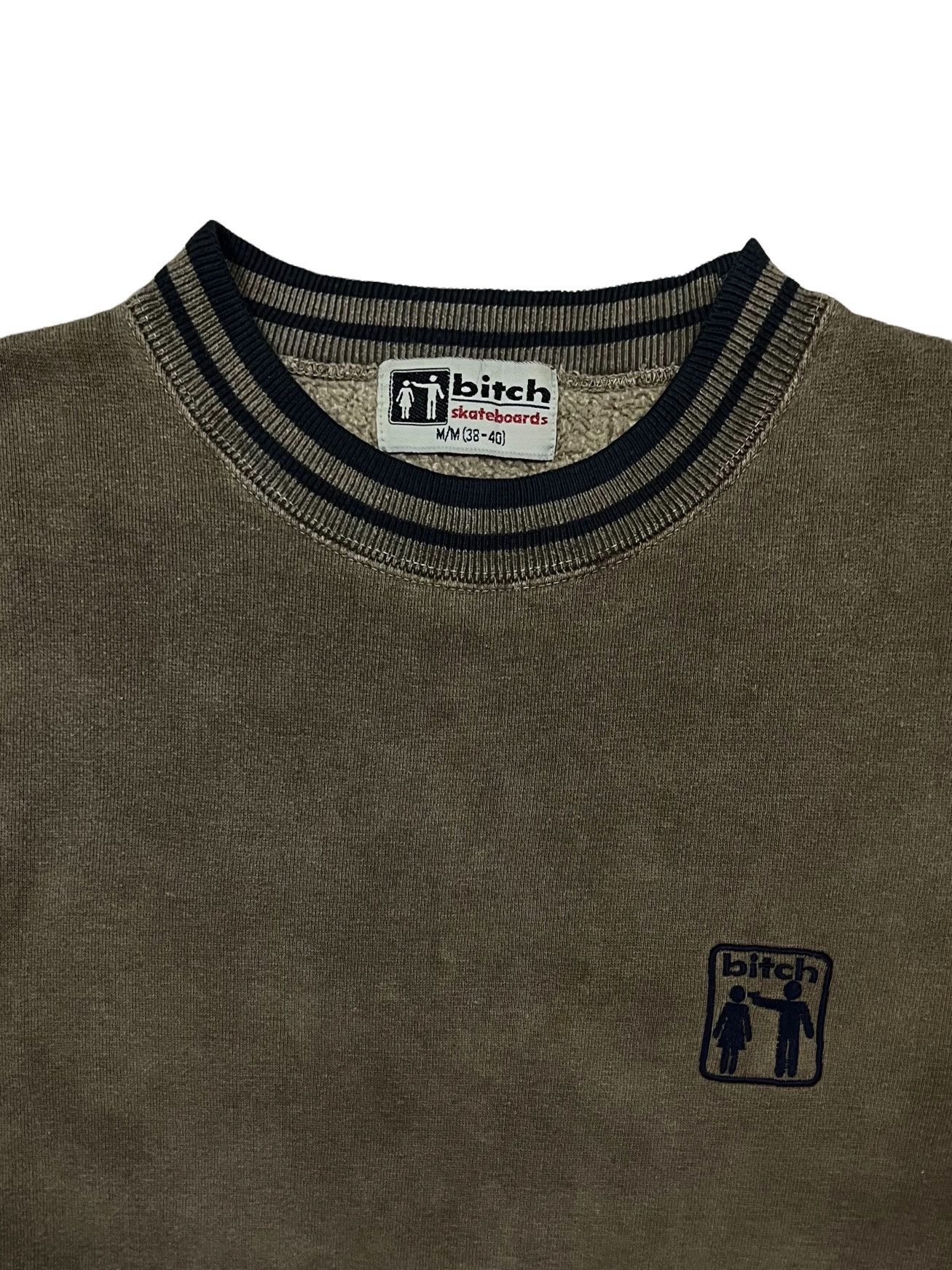Designer × Vintage 🔥NEED GONE🔥90s BITCH SKATEBOARD BRAND CREW NECK SWEATER Size US S / EU 44-46 / 1 - 5 Thumbnail