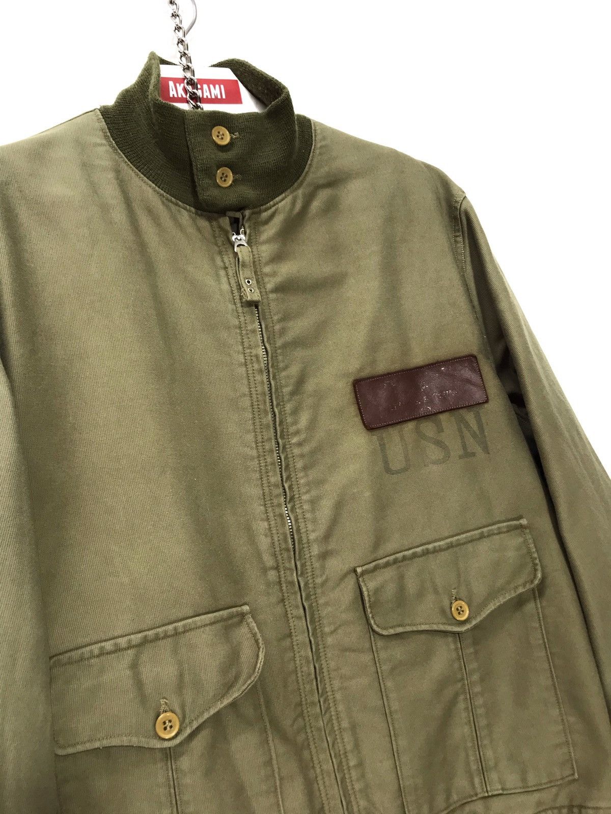 Buzz Rickson's Type 37J1 Buzz Ricksons USN Deck Jacket 8🟩 Size US M / EU 48-50 / 2 - 5 Thumbnail