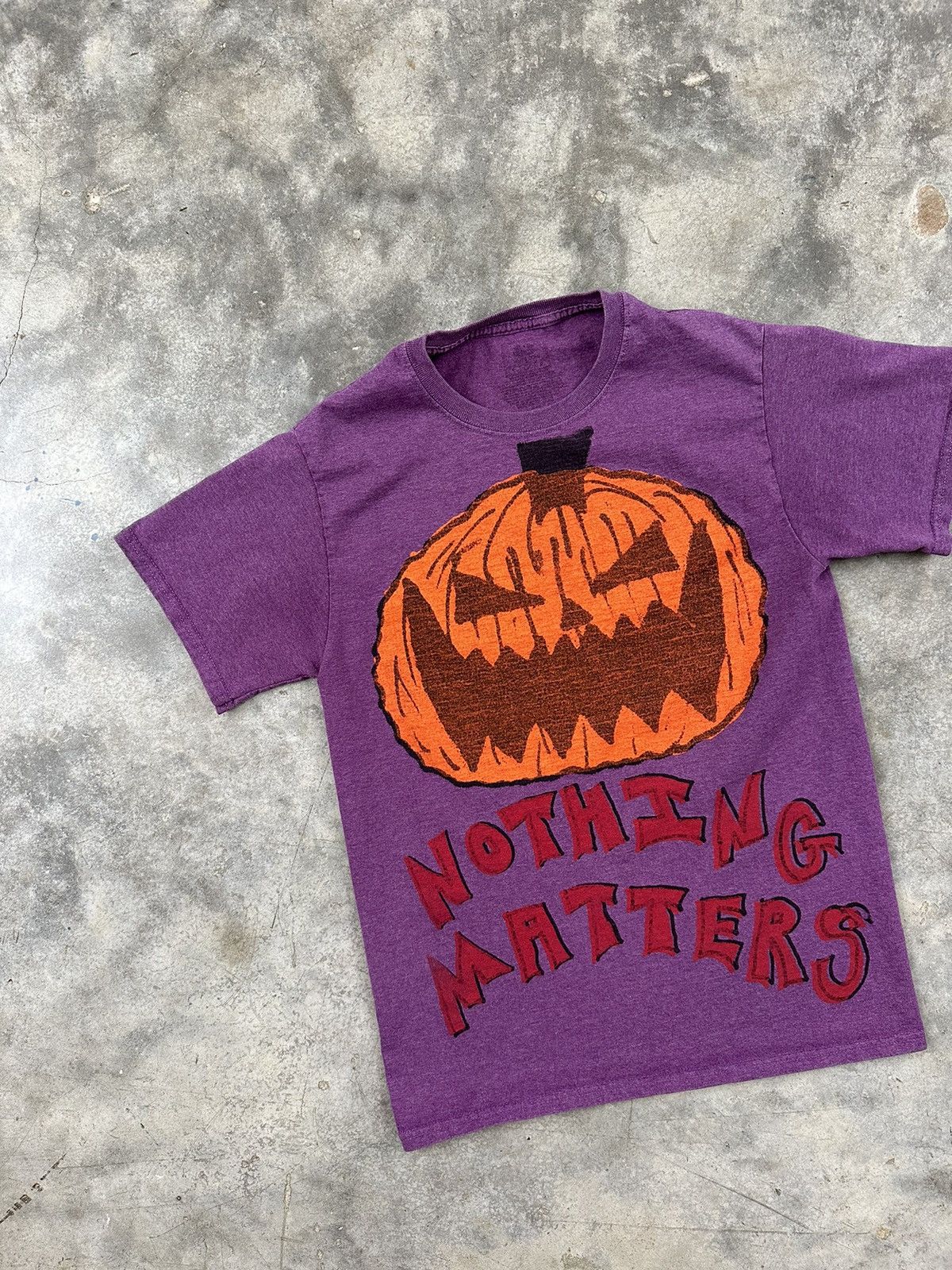 Asspizza Asspizza Nothing Matters Graffiti / Spray Paint Pumpkin Tee Size US S / EU 44-46 / 1 - 2 Thumbnail