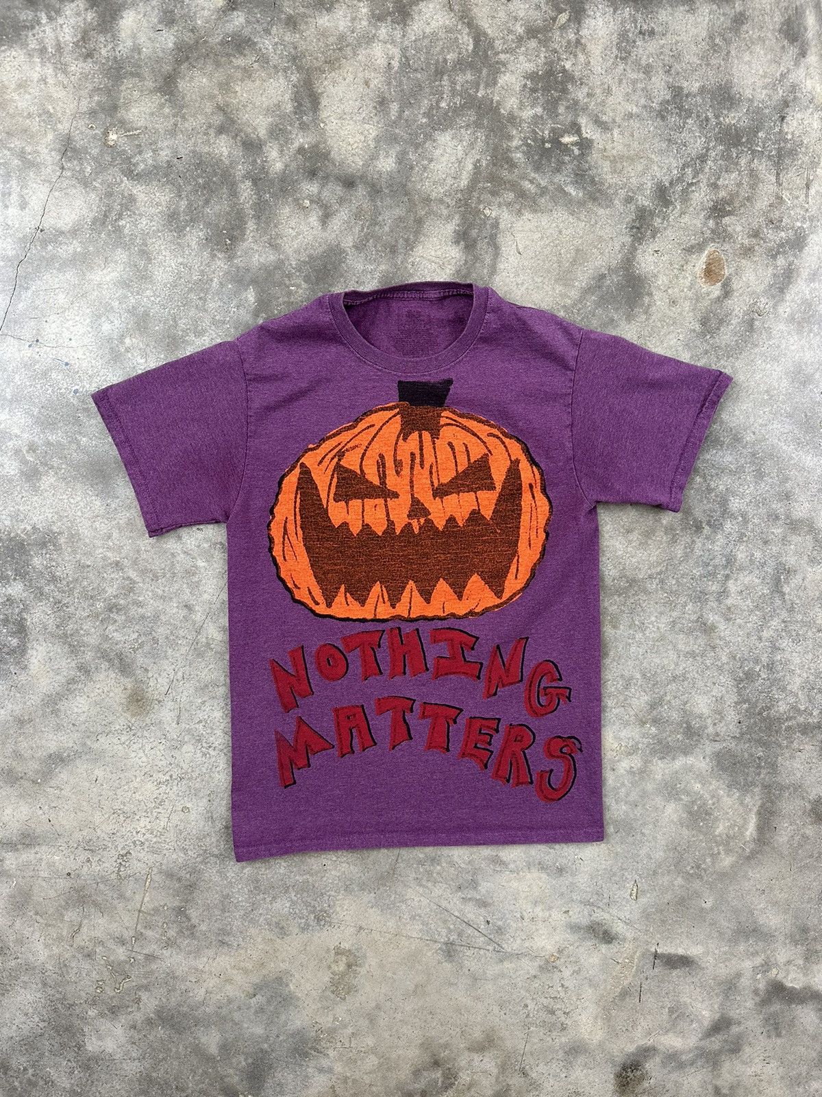 Asspizza Asspizza Nothing Matters Graffiti / Spray Paint Pumpkin Tee Size US S / EU 44-46 / 1 - 1 Thumbnail