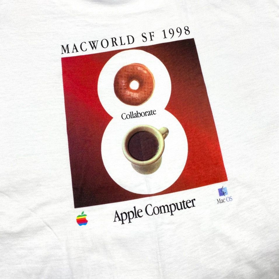 Apple × Vintage Vintage Apple tee Mac OS8 Macintosh tee Size US XL / EU 56 / 4 - 2 Thumbnail