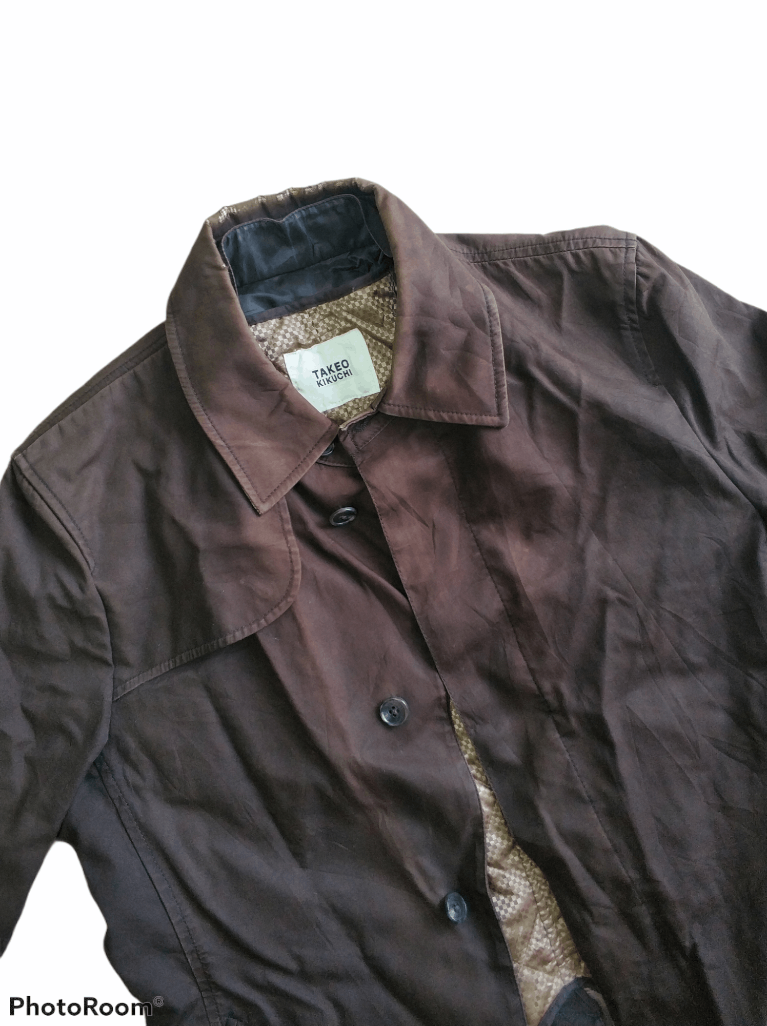 Takeo Kikuchi 🔥Distressed Faded Takeo Kikuchi Trench Coat Size US S / EU 44-46 / 1 - 3 Thumbnail