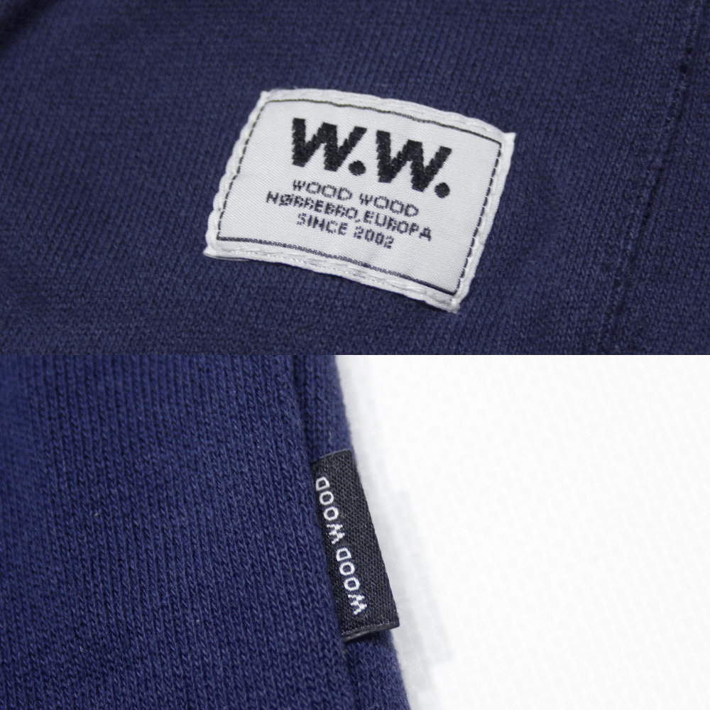 Wood Wood "State of Mind" Big Logo Sweatshirt Size US L / EU 52-54 / 3 - 4 Thumbnail