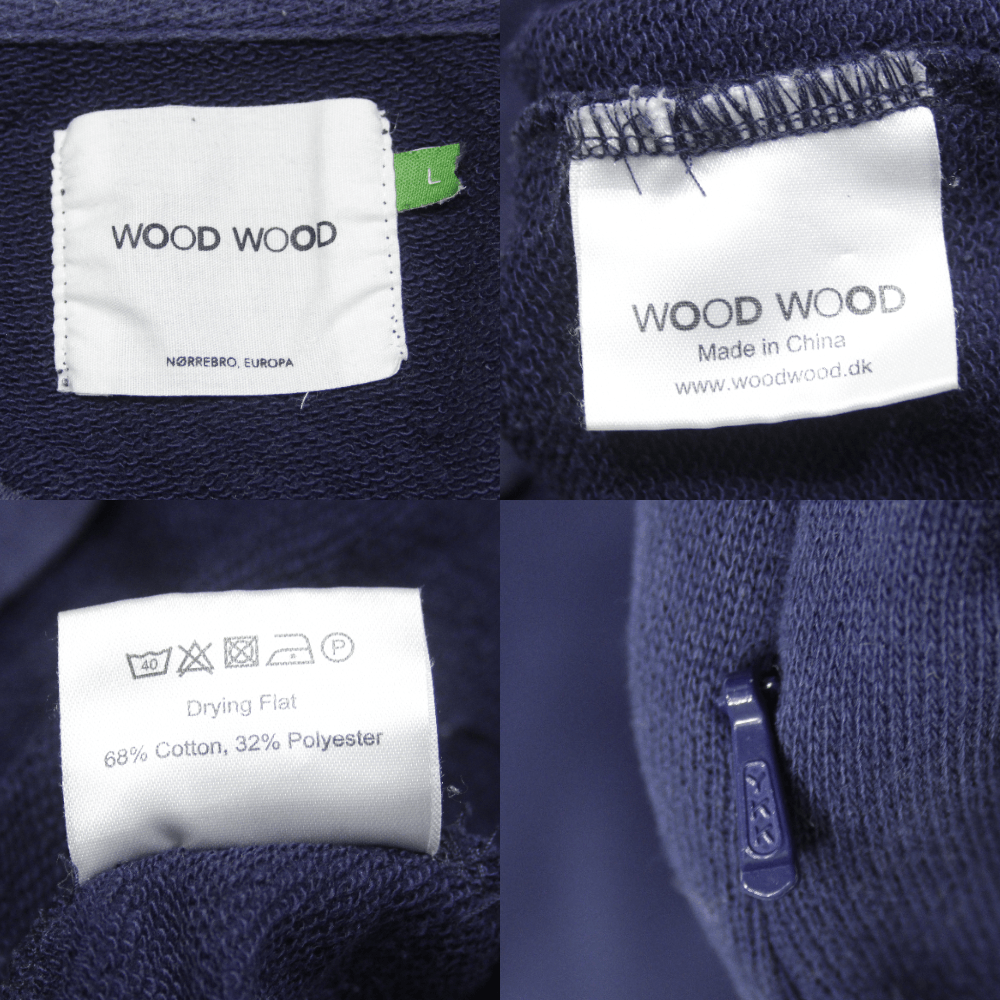 Wood Wood "State of Mind" Big Logo Sweatshirt Size US L / EU 52-54 / 3 - 11 Thumbnail