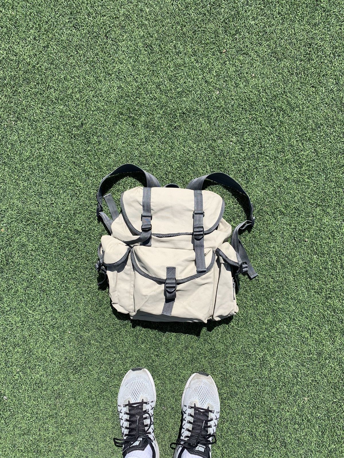 Gap × Vintage Vintage Gap Gorpcore Bag Multi Pocket Military Backpack Y2K Size ONE SIZE - 2 Thumbnail