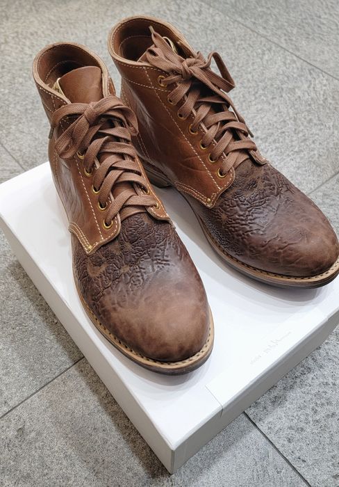 Visvim 22aw brigadier boots 7 holes brown us9 | Grailed