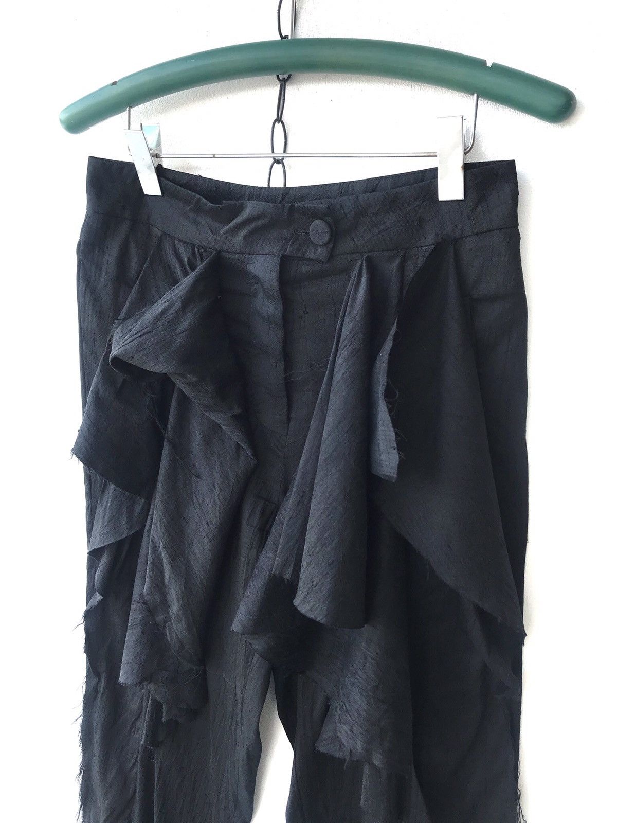 Designer × Japanese Brand Japan Branded Trosman Natural Silk Runaway Trousers Size 29" - 1 Thumbnail