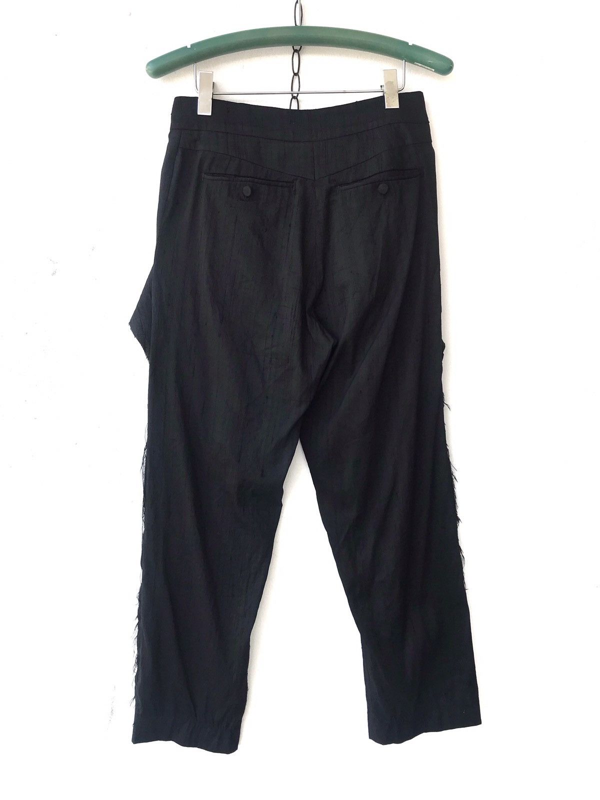 Designer × Japanese Brand Japan Branded Trosman Natural Silk Runaway Trousers Size 29" - 5 Thumbnail