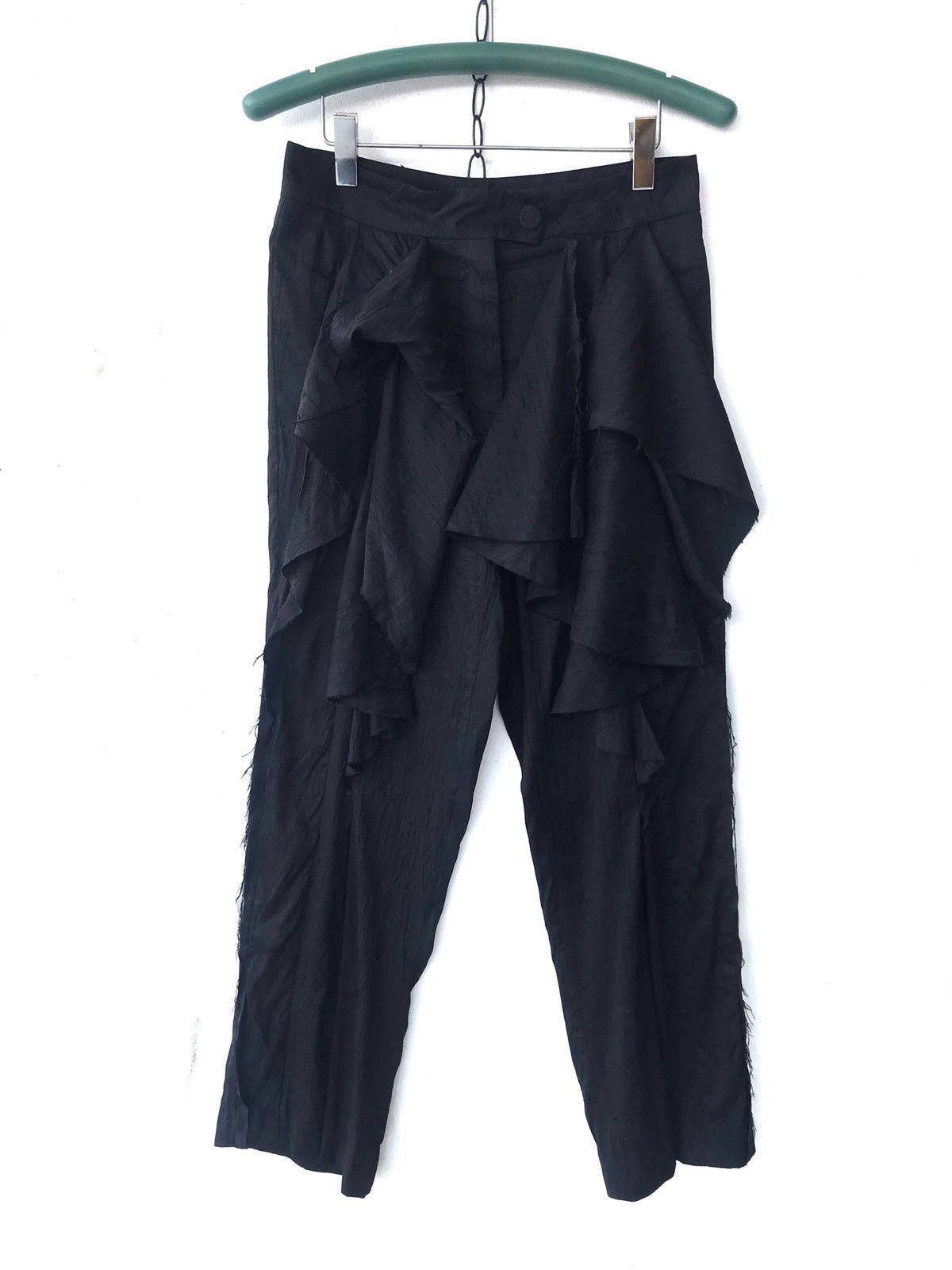 Designer × Japanese Brand Japan Branded Trosman Natural Silk Runaway Trousers Size 29" - 2 Thumbnail