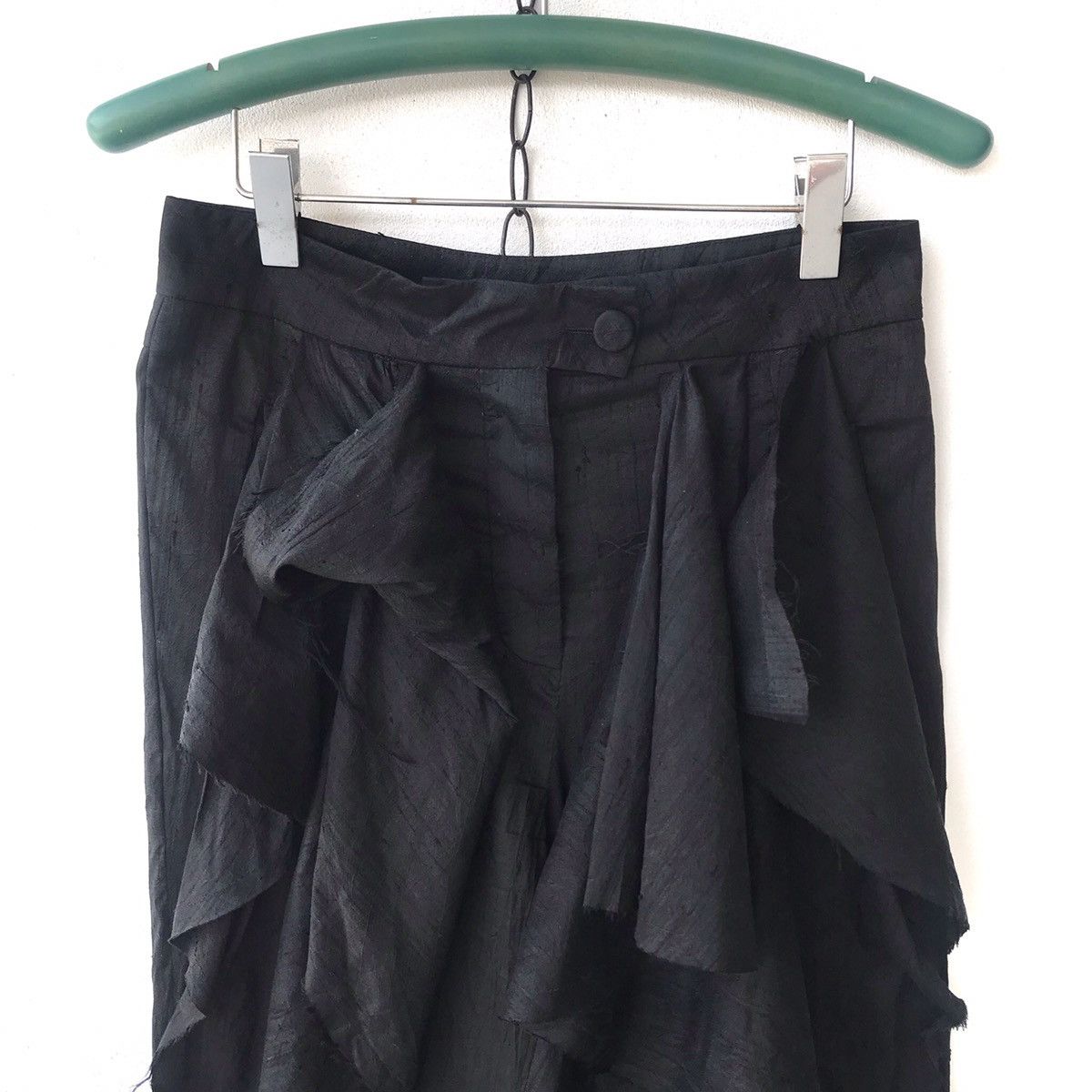 Designer × Japanese Brand Japan Branded Trosman Natural Silk Runaway Trousers Size 29" - 3 Thumbnail