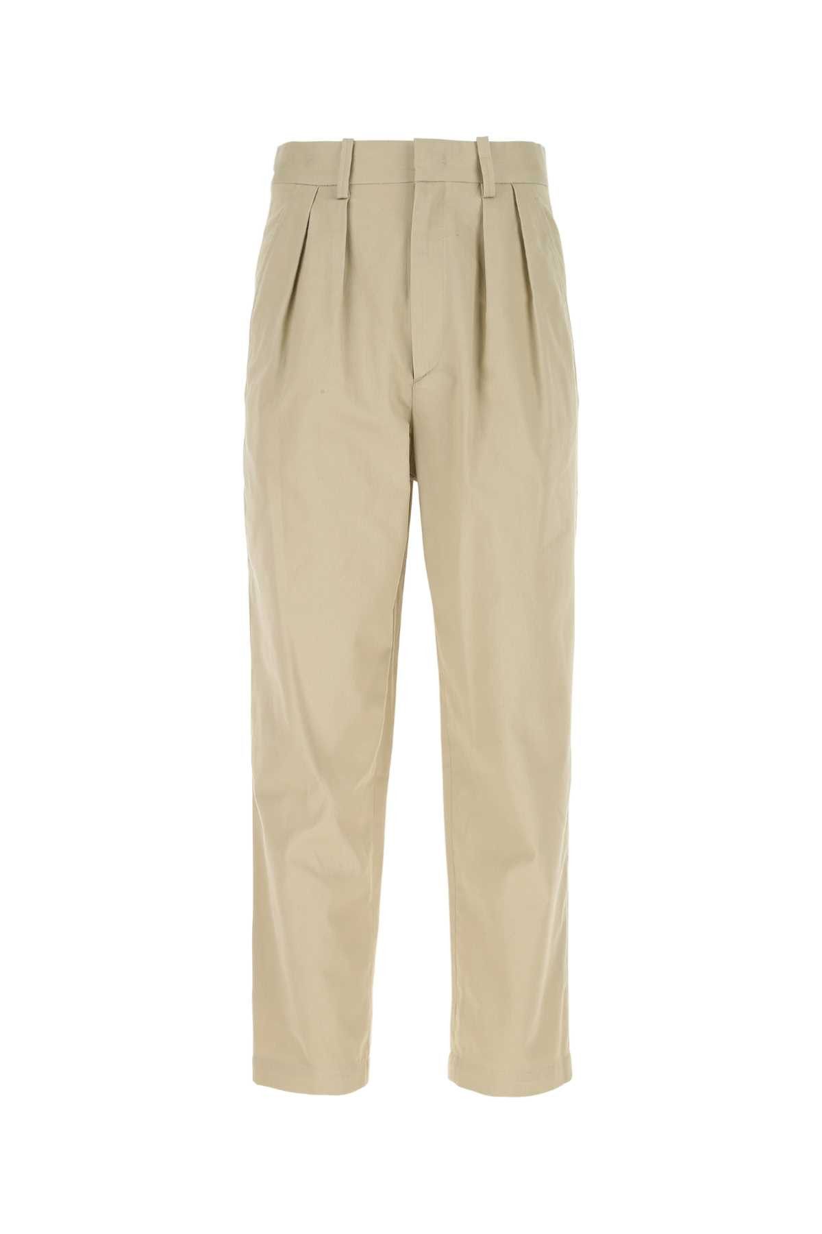 Beige Cotton Niouflow Pant