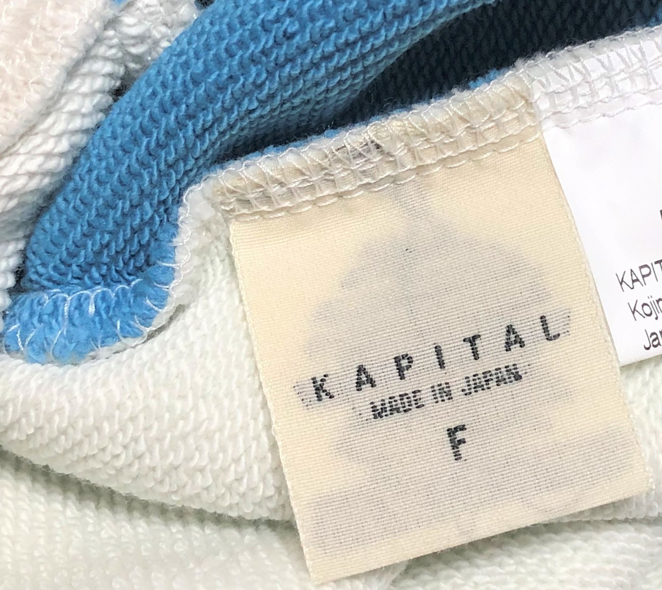 Kapital KAPITAL BONE 2tone remake big sweatshirt sax blue new Size US L / EU 52-54 / 3 - 9 Thumbnail